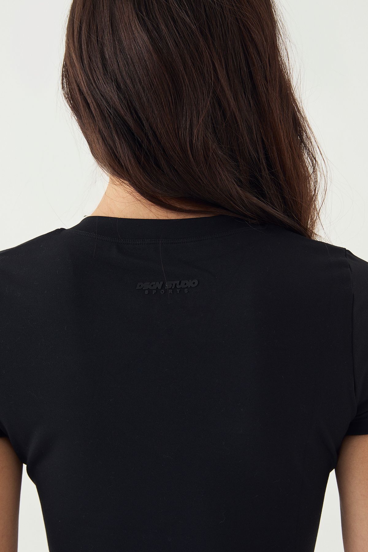 DSGN Studio DSGN Studio Ultra Sculpt V Neck Short Sleeve Top Black image 4
