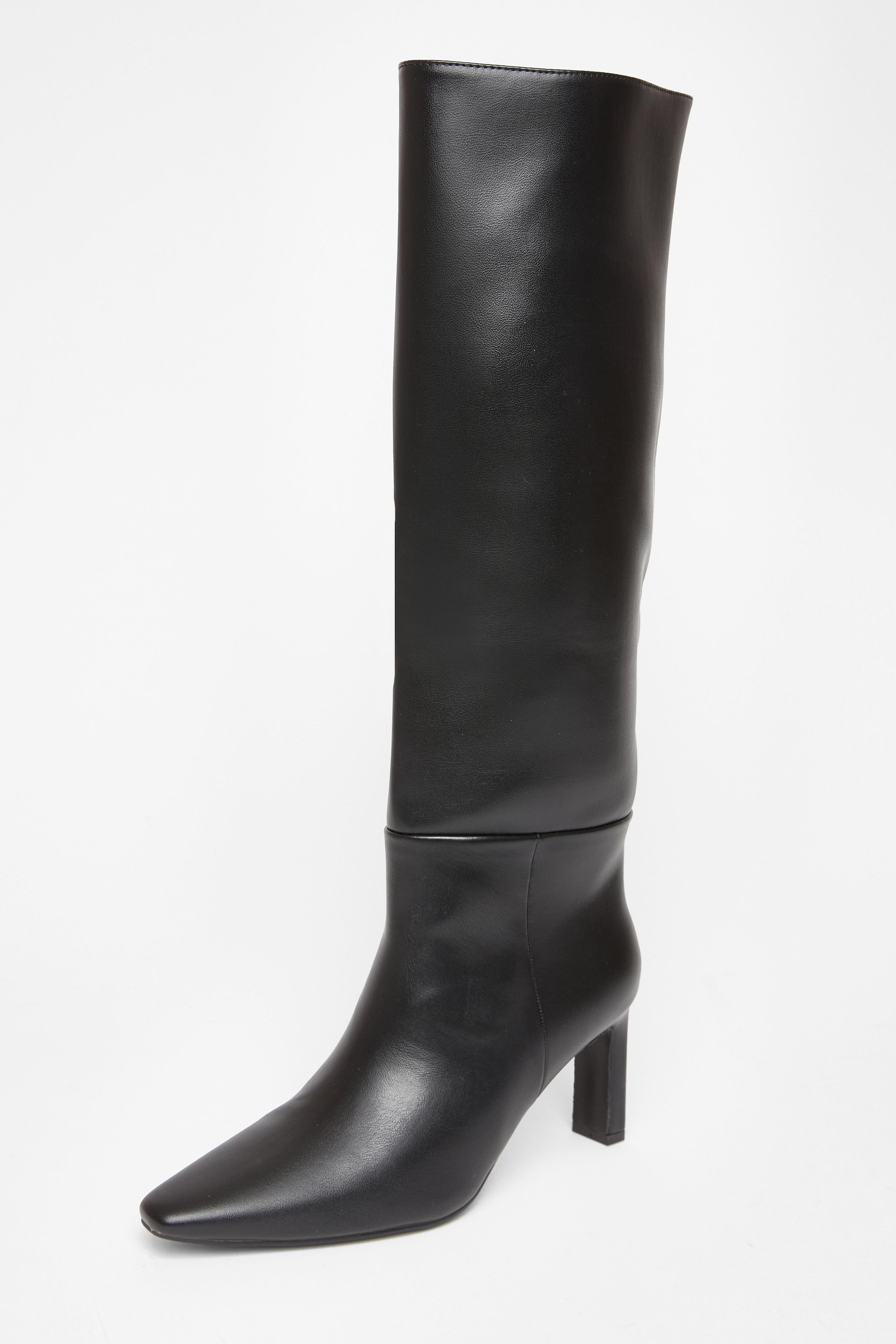Quiz Black Knee High Boots image 1