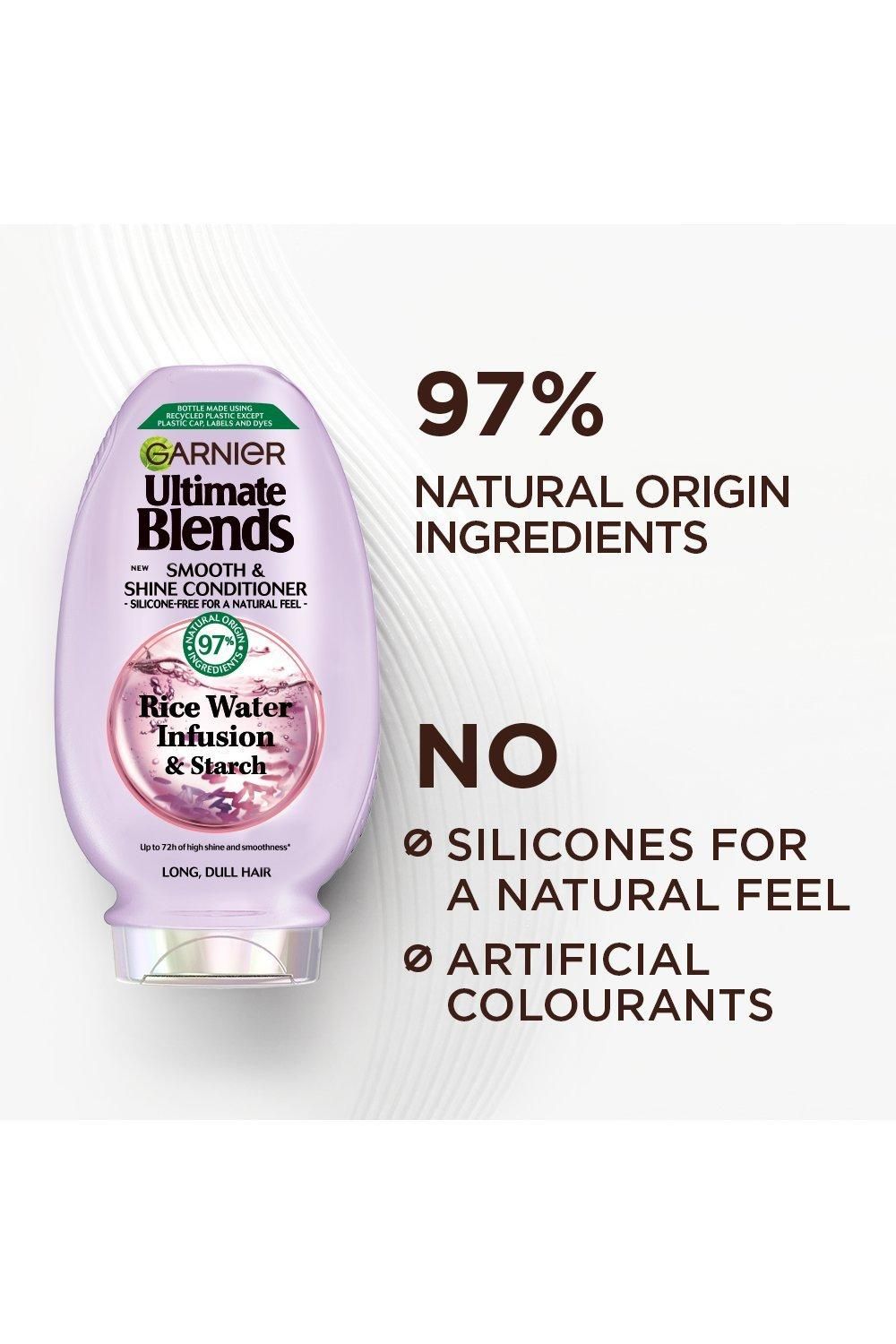 Garnier Ultimate Blends Rice Water Infusion & Starch Conditioner 250ml Multi image 2