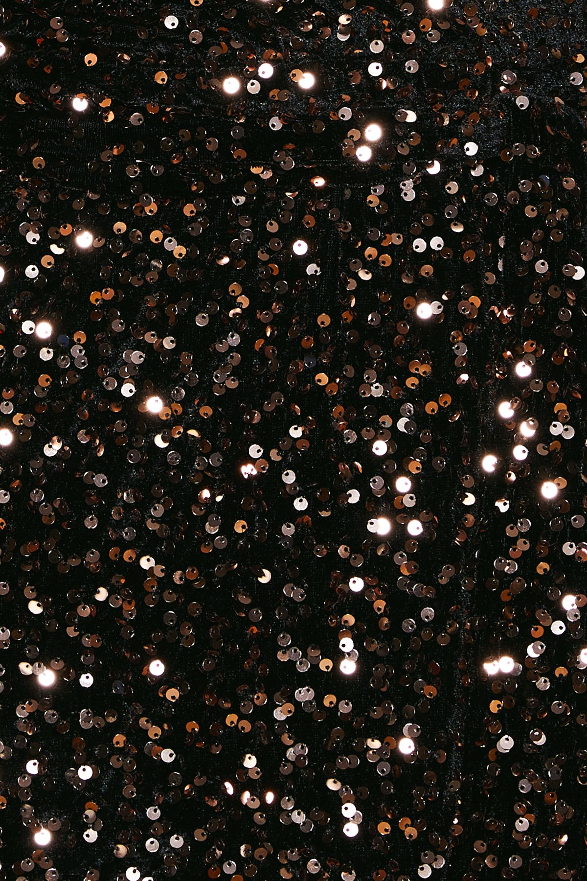 Dorothy Perkins Velvet Sequin Wrap Midi Dress Bronze image 5