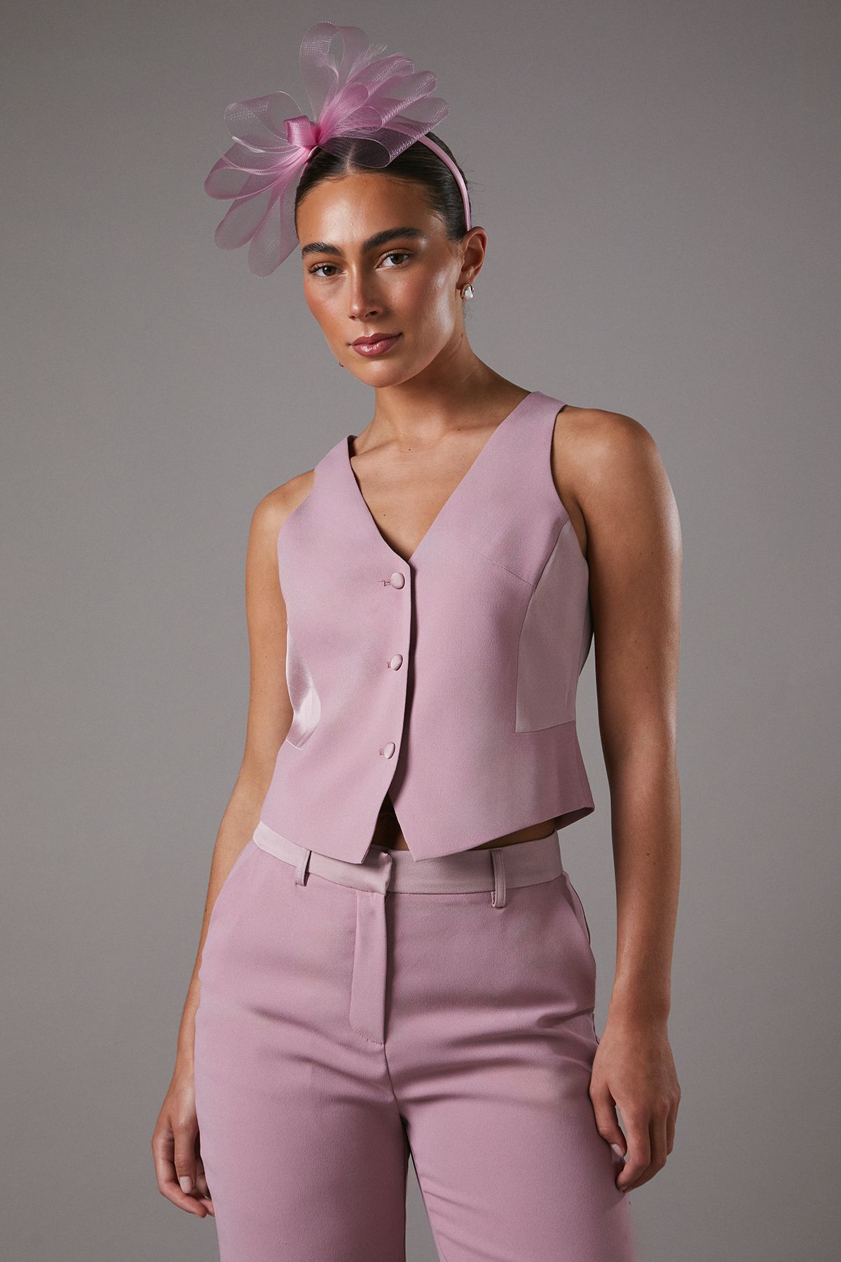 Coast Premium Tailored Waistcoat Mink image 1