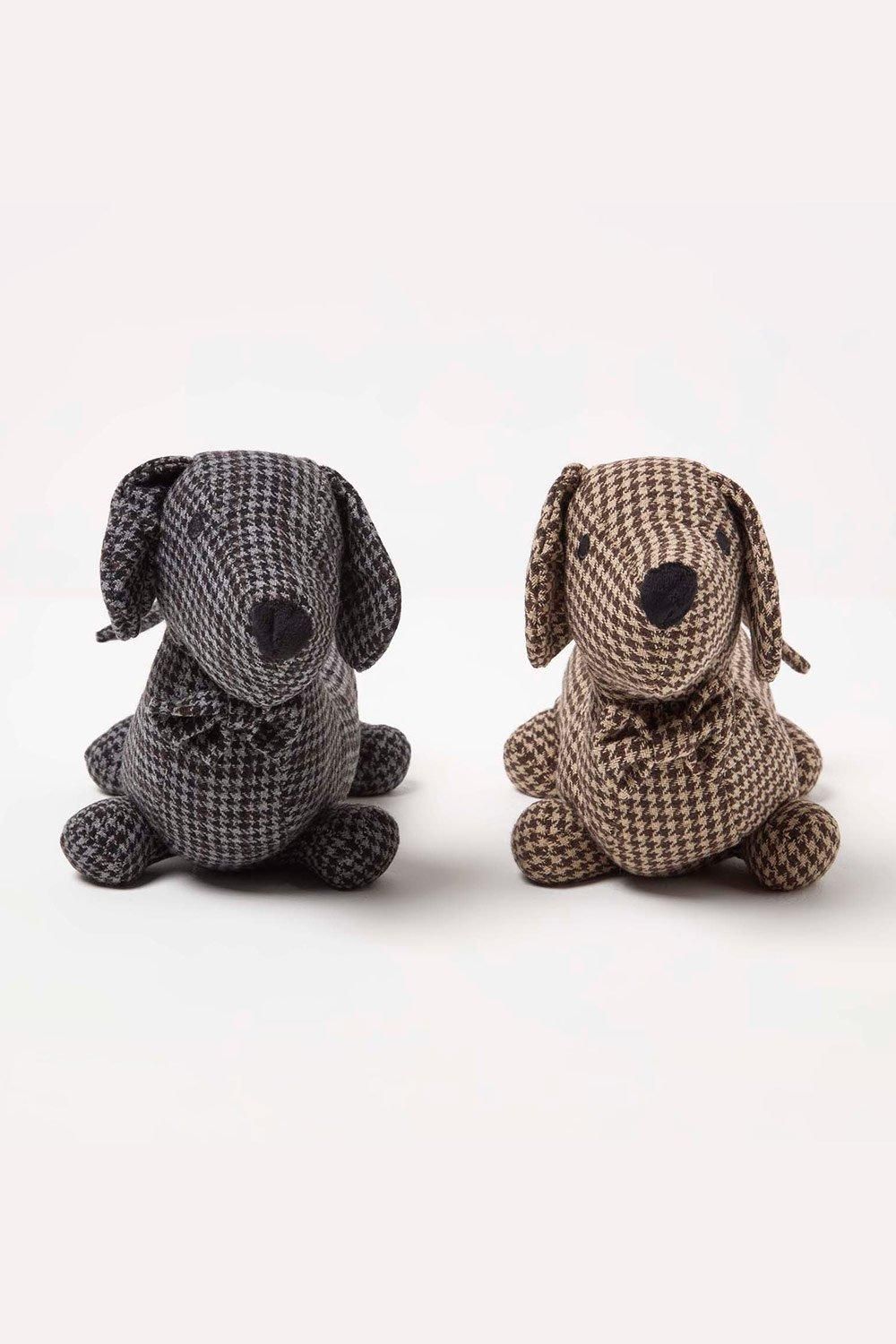 Homescapes Dog Door Stop - Set of 2 - Animal Door Stops image 1