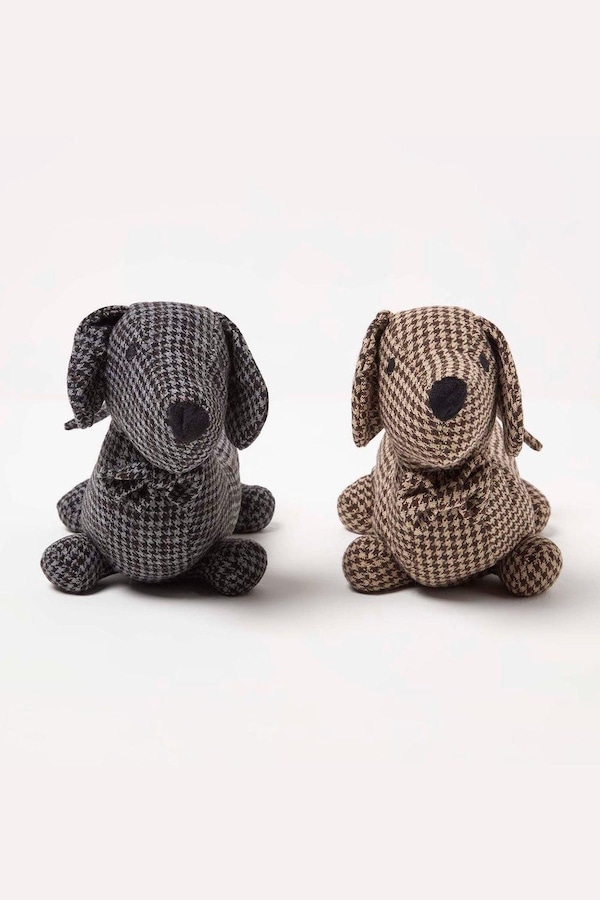 Homescapes Dog Door Stop - Set of 2 - Animal Door Stops