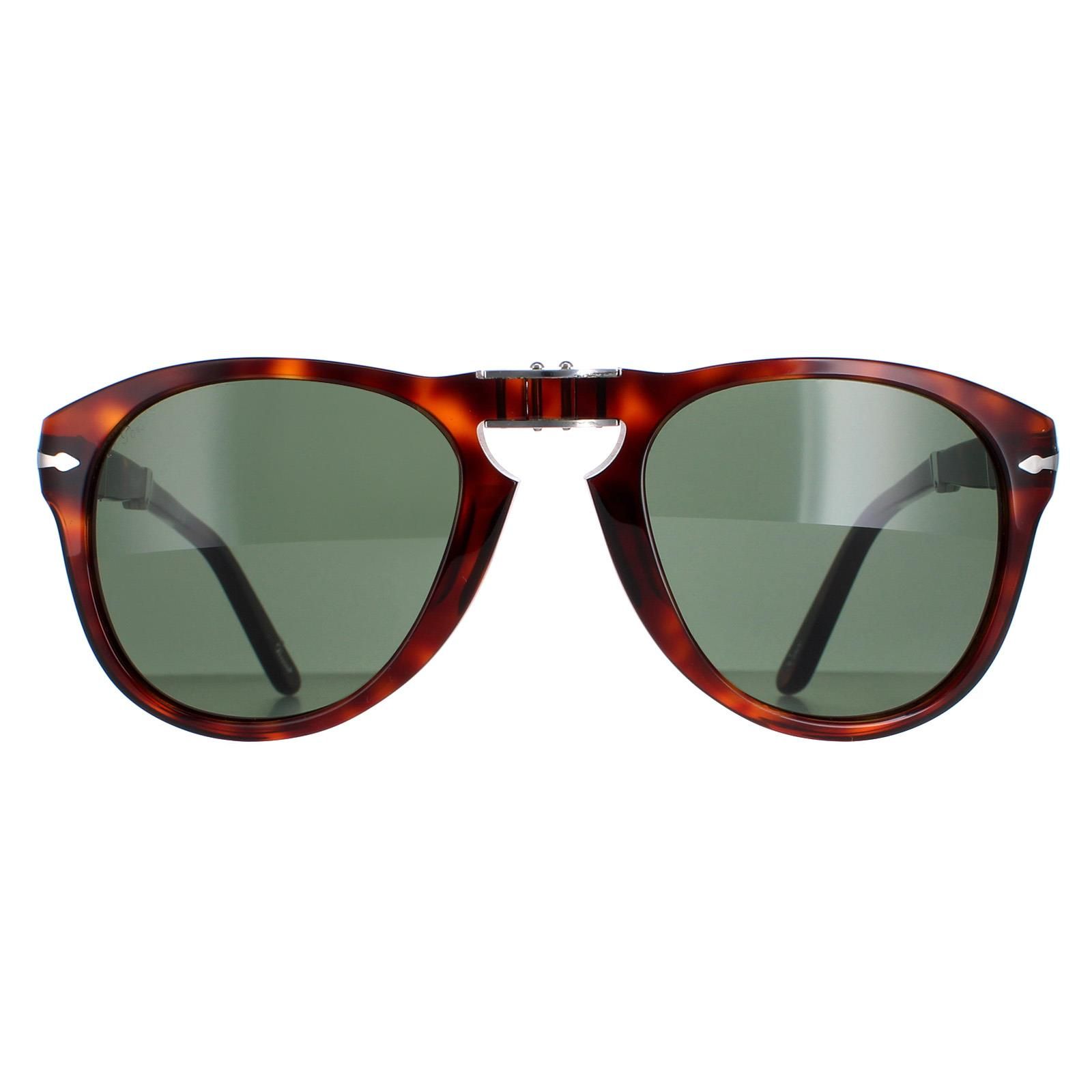 Persol Aviator Havana Green Sunglasses