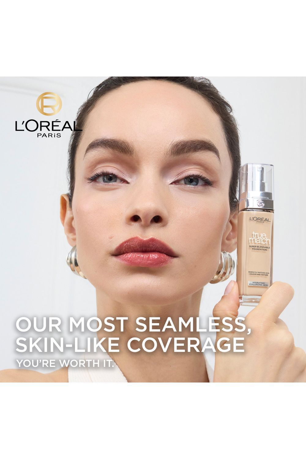 L'Oréal Paris True Match Liquid Foundation with SPF and Hyaluronic Acid 4_5w image 5
