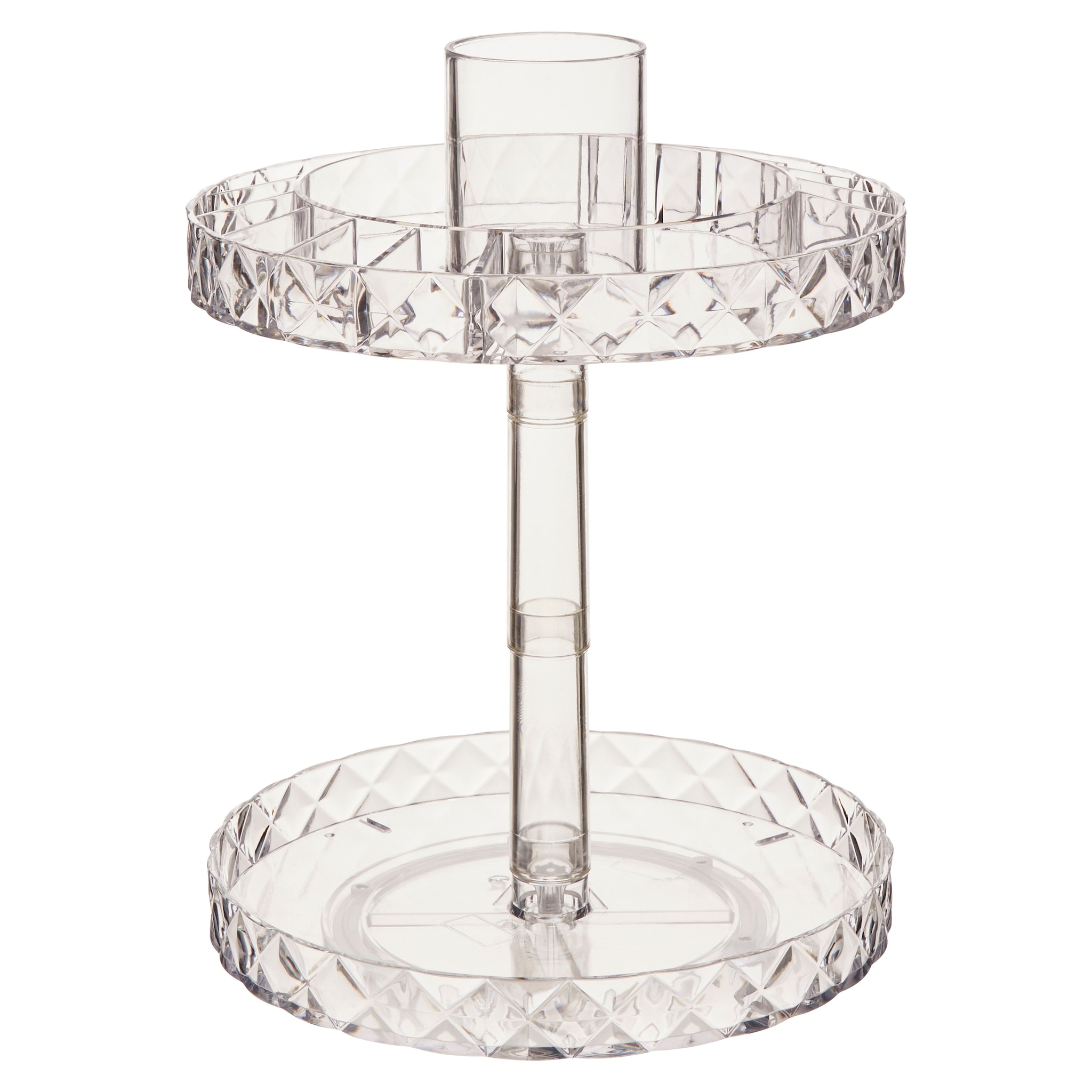 Orsina Beauty Two Tier Round Revolving Cosmetic Organiser image 2