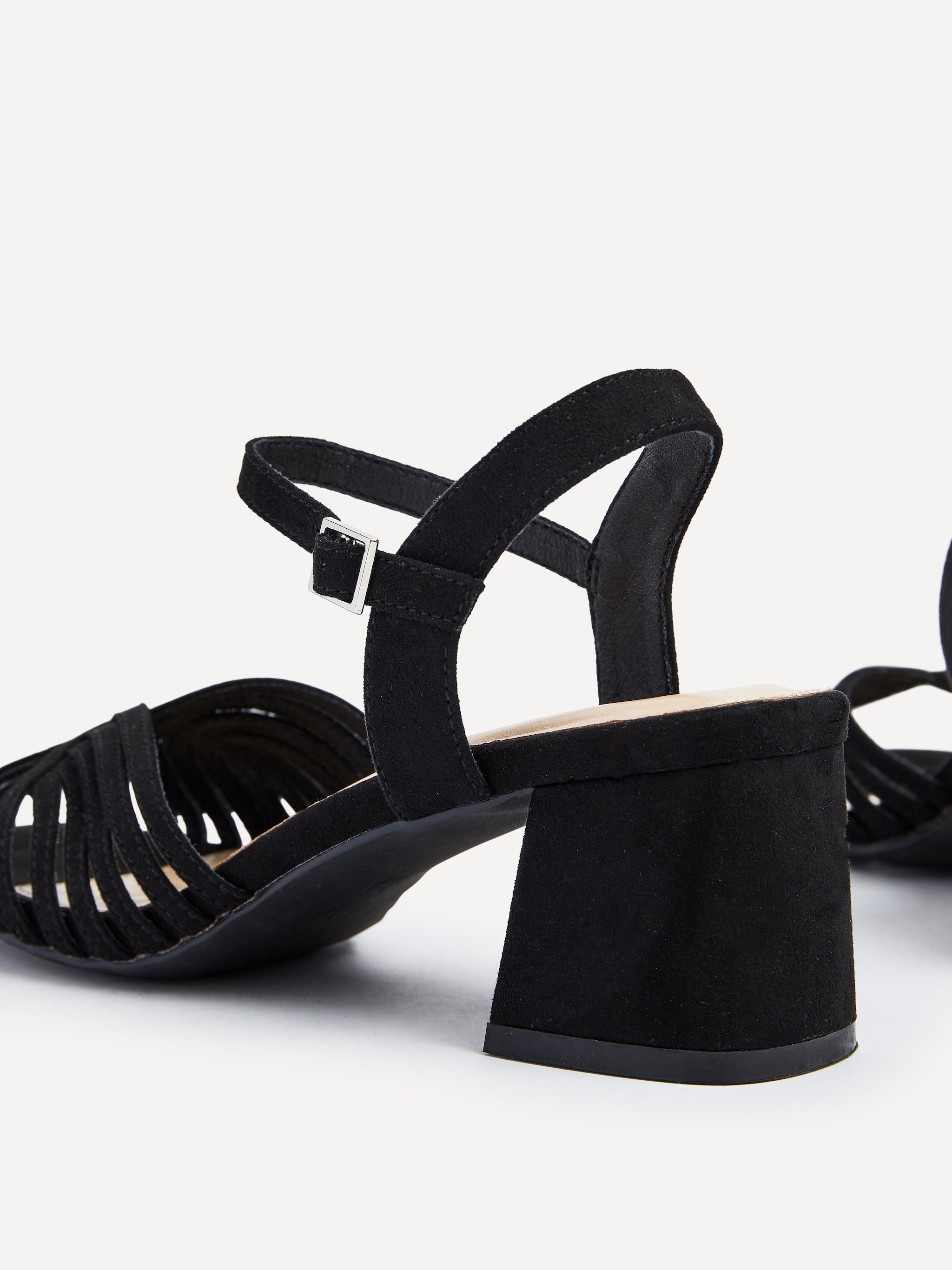 Linzi Ivy Black Suede Block Heel image 5