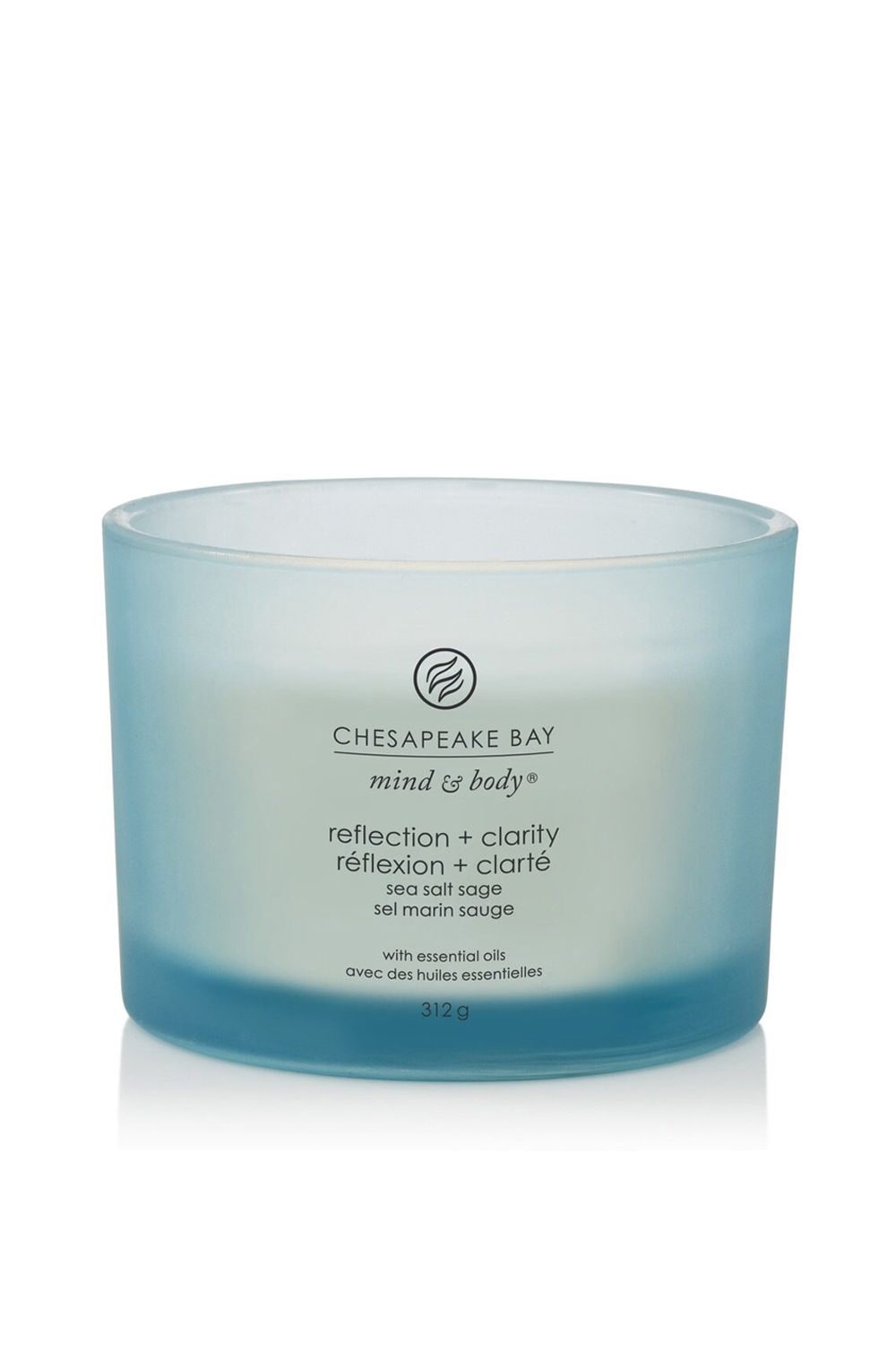 Chesapeake Bay 3-Wick Jar Candle - Reflection & Clarity 312g Blue image 1