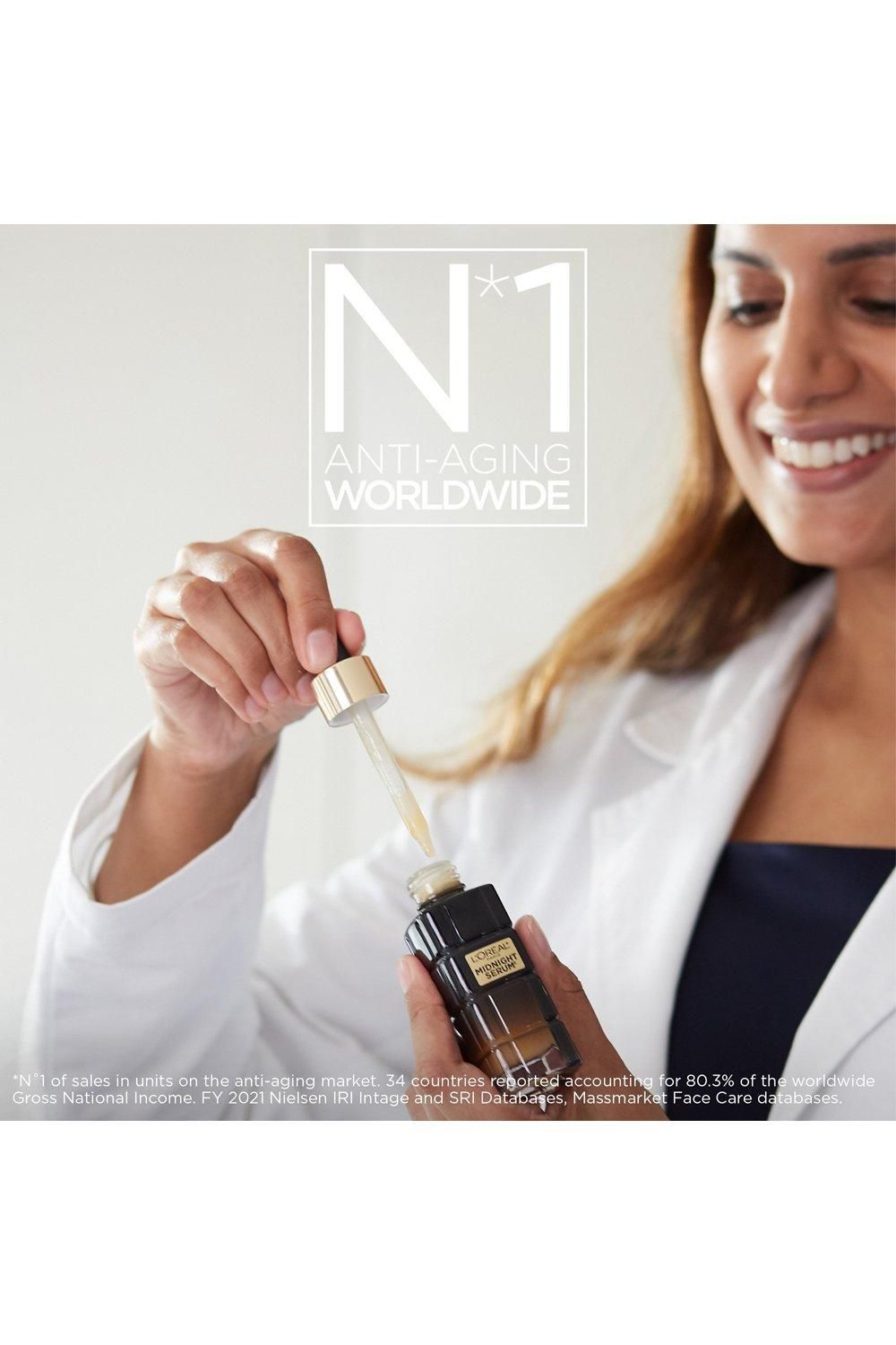 L'Oréal Paris Midnight Serum Cell Renew Age Perfect Anti-Oxidant Recovery Complex Night Serum Multi image 9