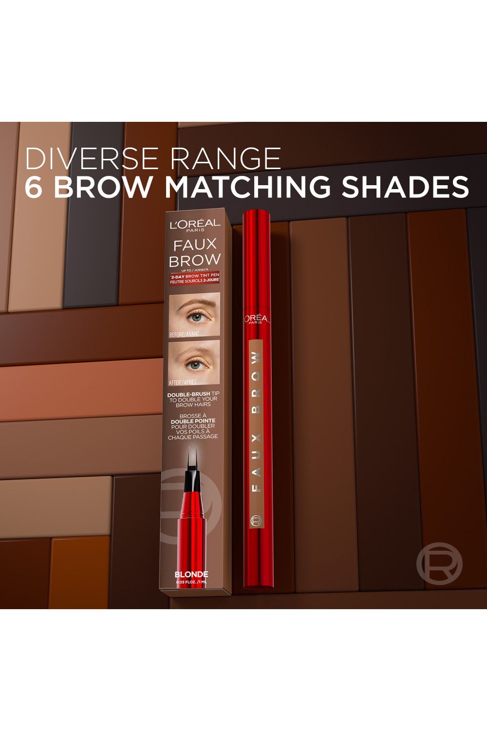 L'Oréal Paris Infallible Faux Brow, Up To 2-Day Brow Tint Pen 1ml Dark Blonde image 9