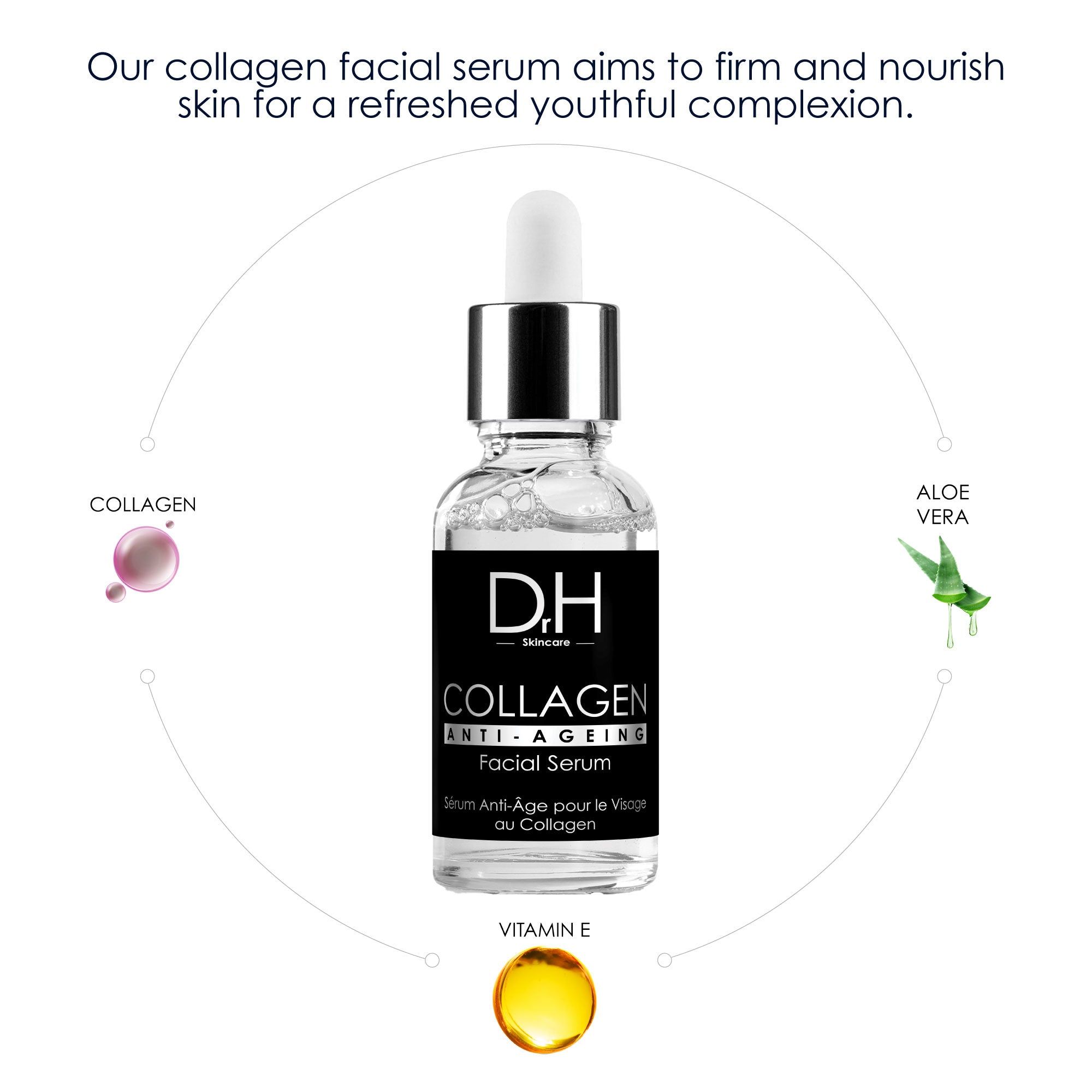 Dr H Anti-Ageing Collagen Facial Serum 30ml image 4