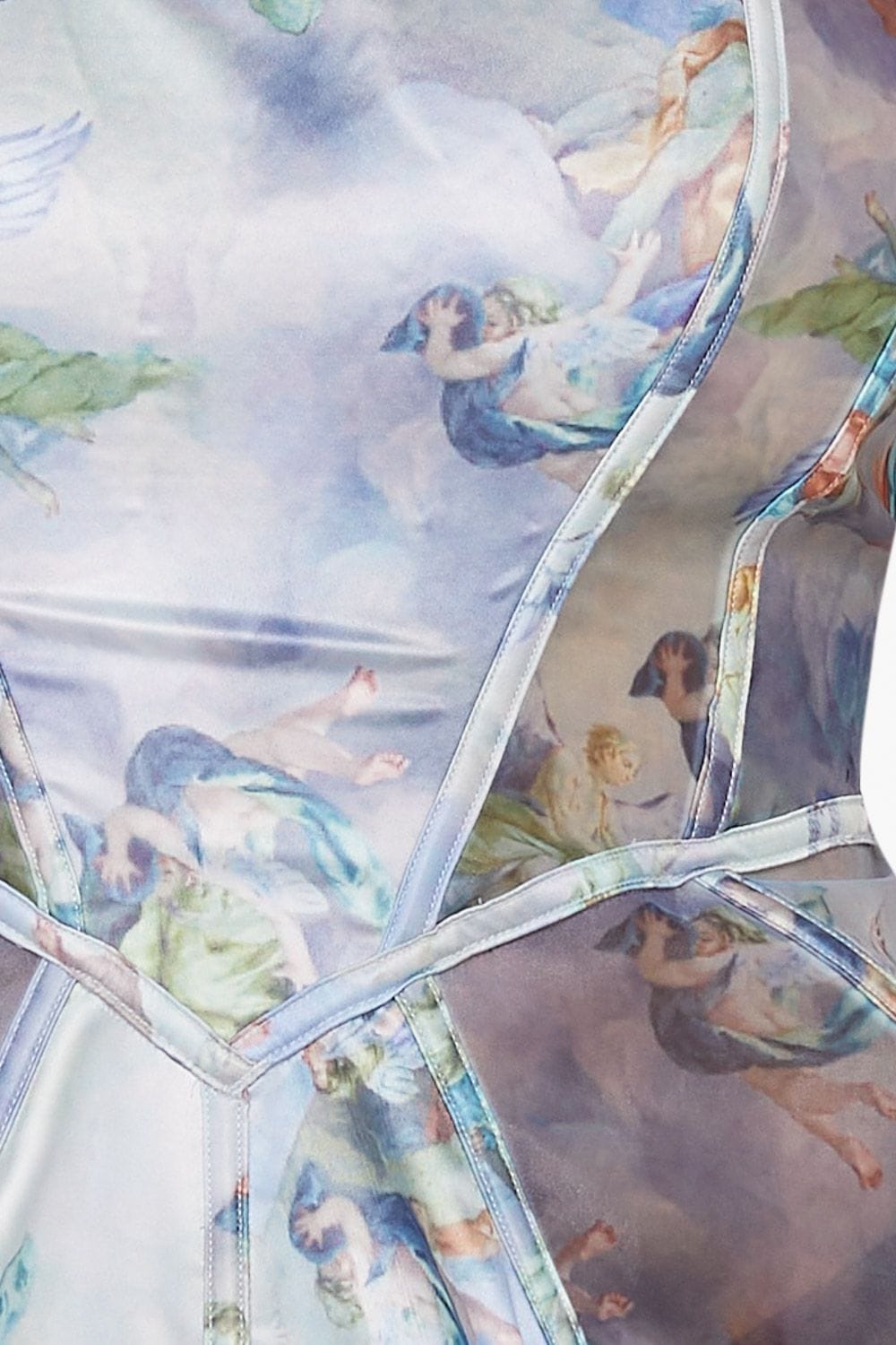 Playful Promises Gracie Renaissance Printed Boned Underbust Dress image 3