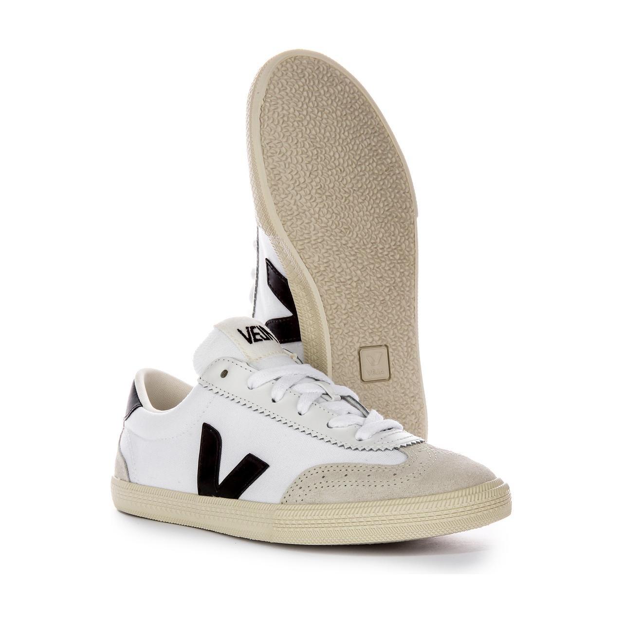 Veja 'Volley' Canvas Suede Trainers image 5
