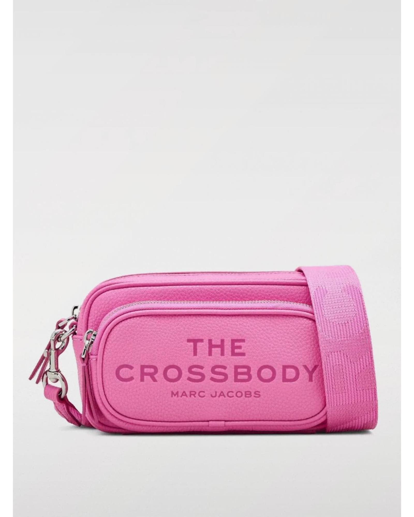 Marc Jacobs The Crossbody Bag Embossed Logo Wo - Baby Pink Clutch Bags