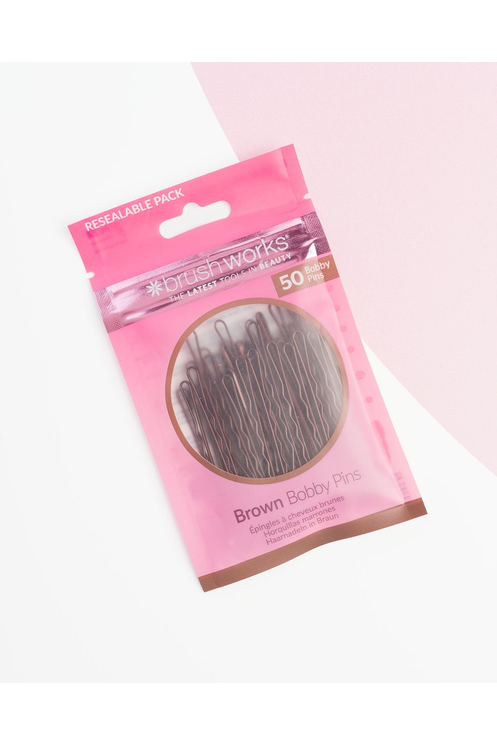 Brushworks Bobby Pins Brown image 5