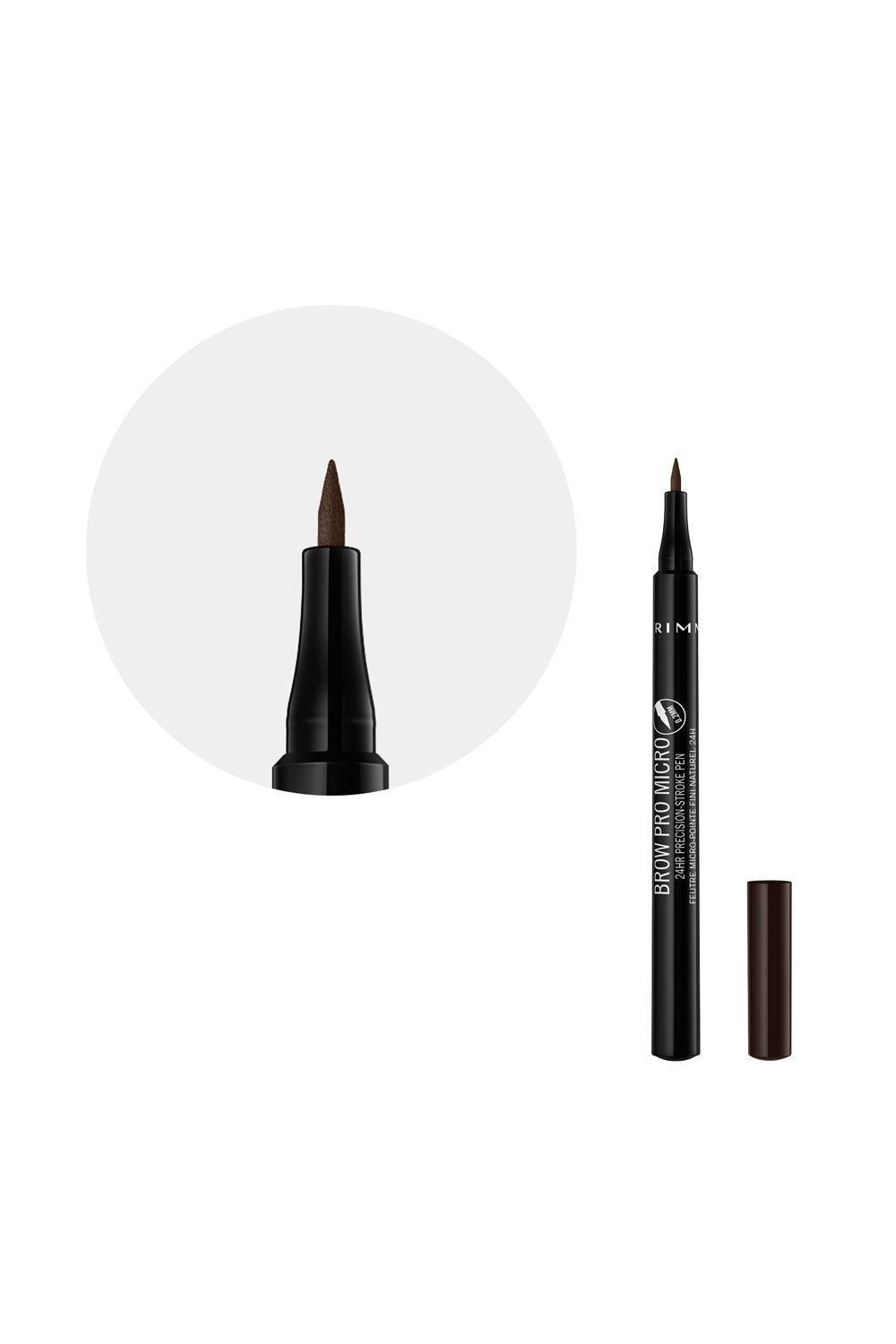 Rimmel London Brow Pro Micro 24HR Precision-Stroke Pen 004 Dark Brown image 6