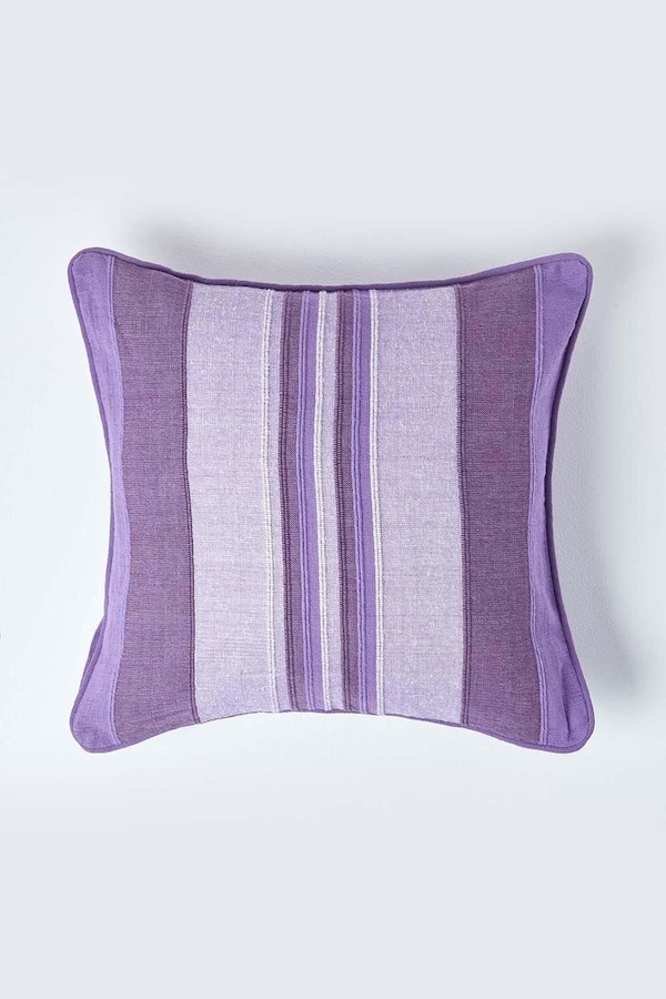 Homescapes Cotton Striped Morocco Cushion Cover