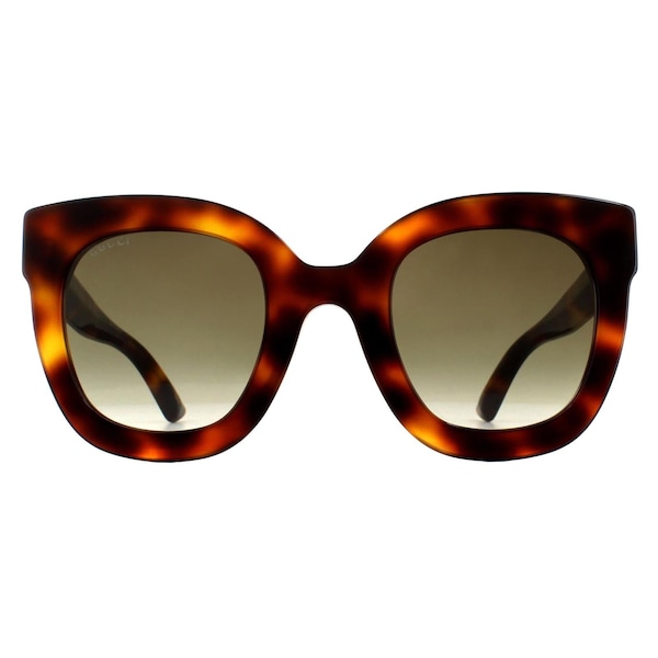 Gucci Square Havana Brown Gradient Sunglasses