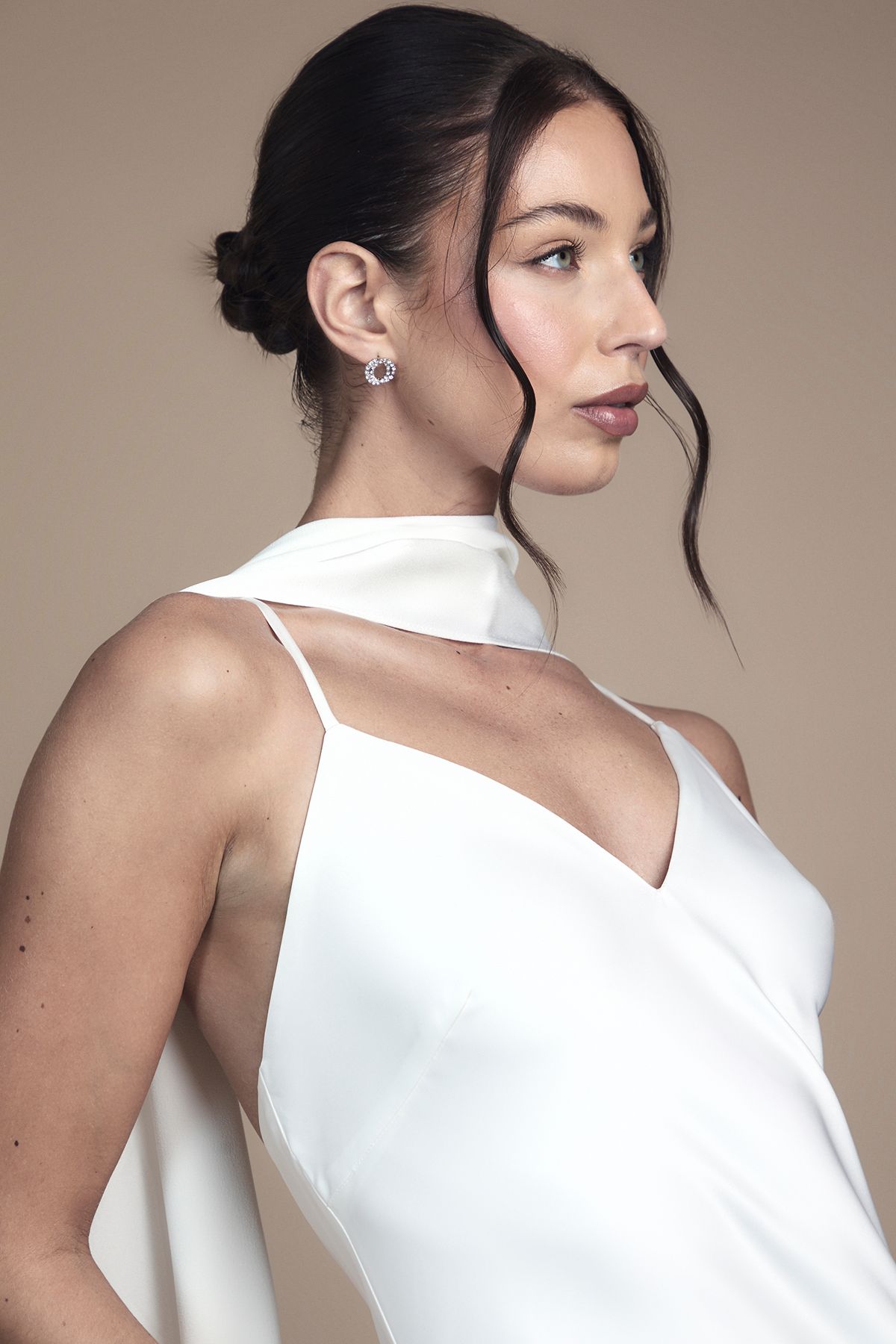 Coast Satin Scarf Ivory image 3