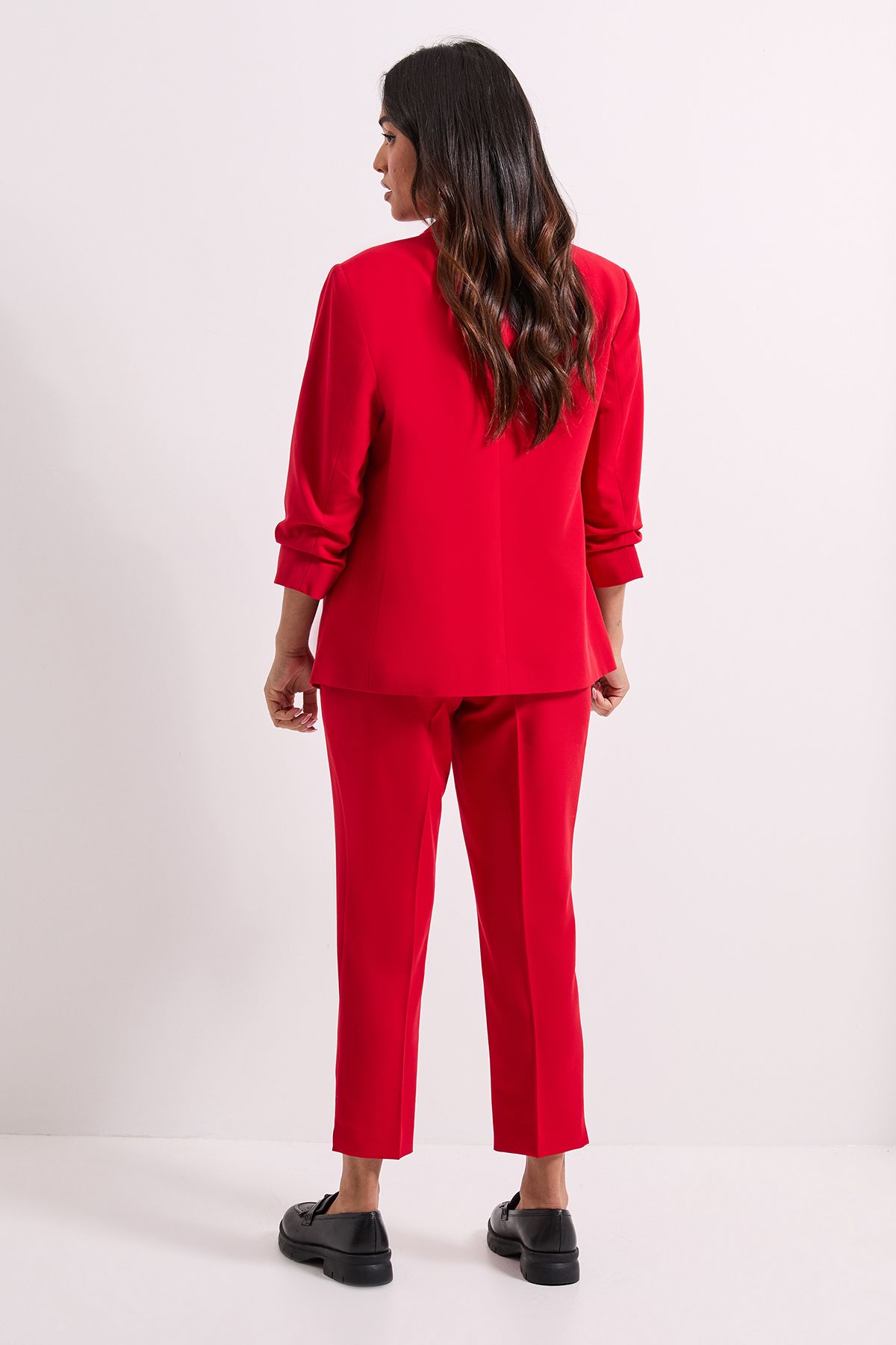 Dorothy Perkins Petite Plain Ankle Grazer Red image 3