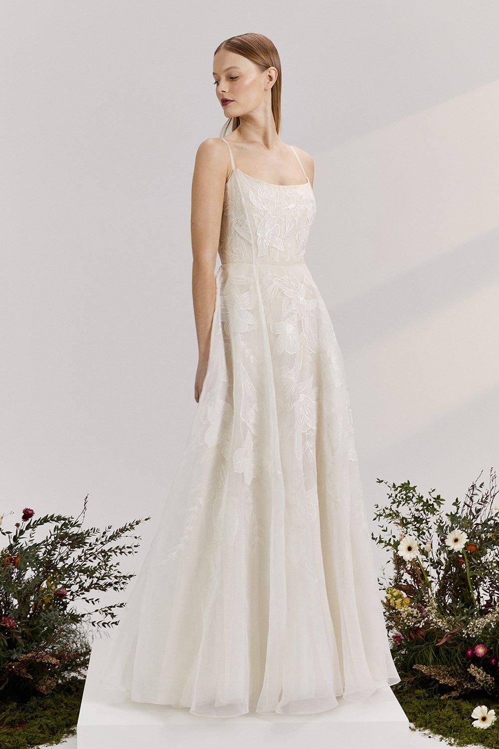 Coast RSN Inspired Corset Maxi Wedding Dress Ivory image 1