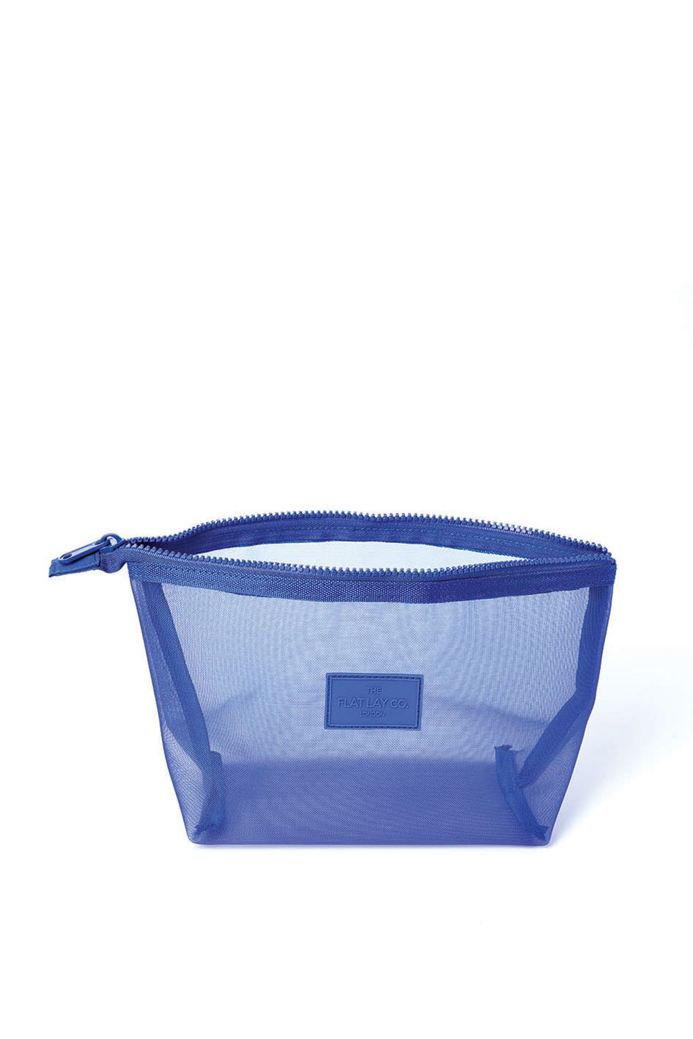 The Flat Lay Co Mesh Essential Makeup Pouch - Cobalt Blue Multi image 3