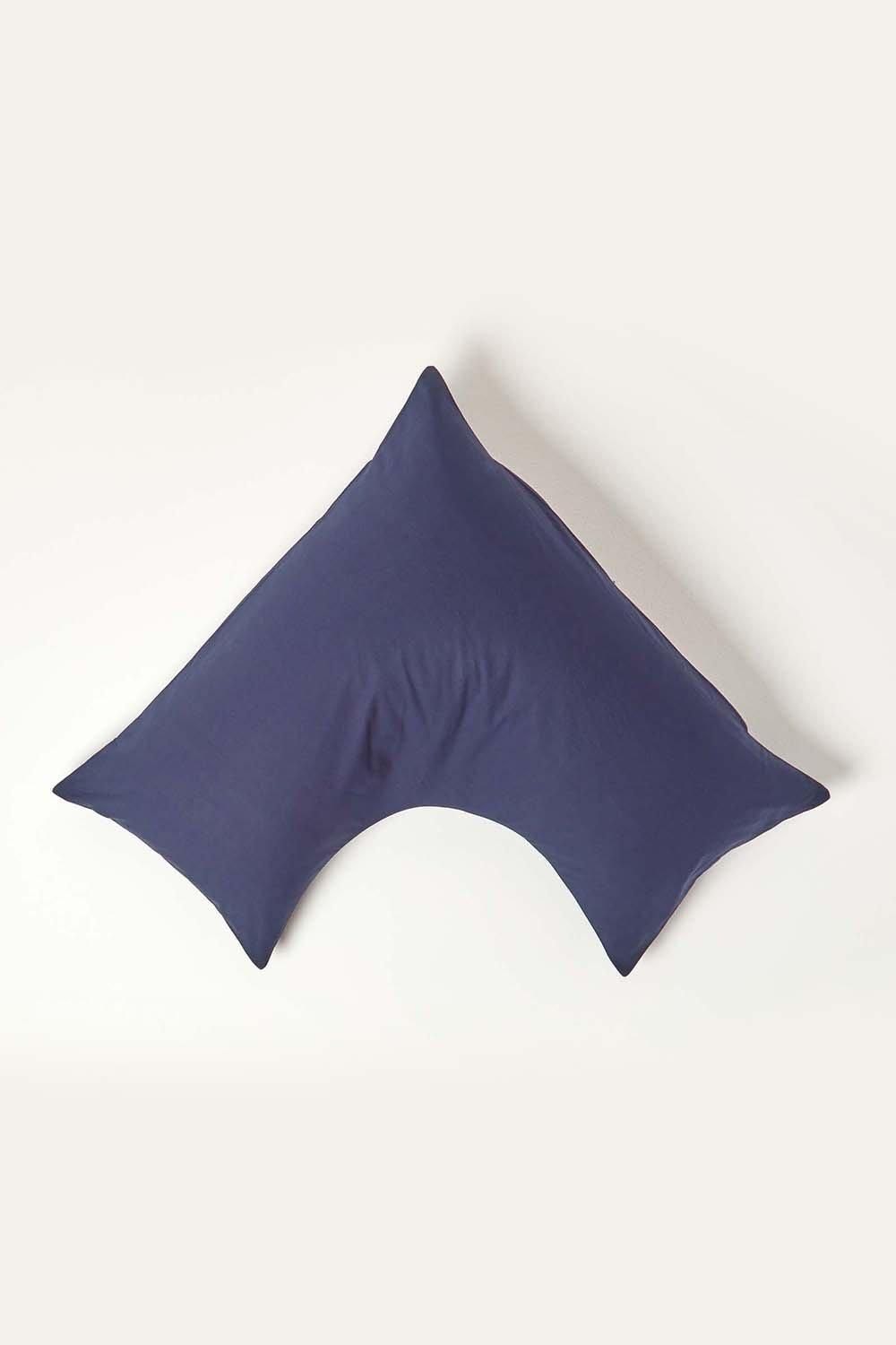 Homescapes Egyptian Cotton V Shaped Pillowcase 200 TC image 1