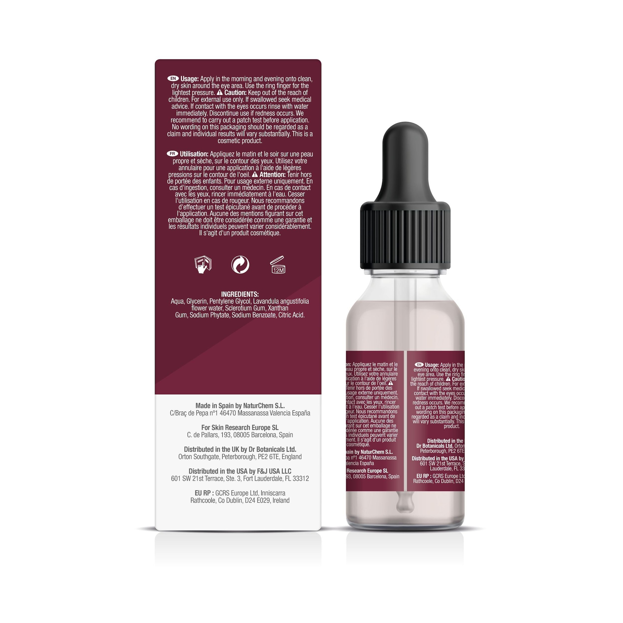 skinChemists Youth Series Rose & Lavender Intensive Night Therapy Eye Serum 15ml image 4