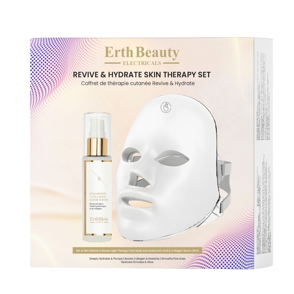 Erth Skin London Revive & Hydrate Skin Therapy Set (Therapy Face Mask + HA  Serum 60ml)