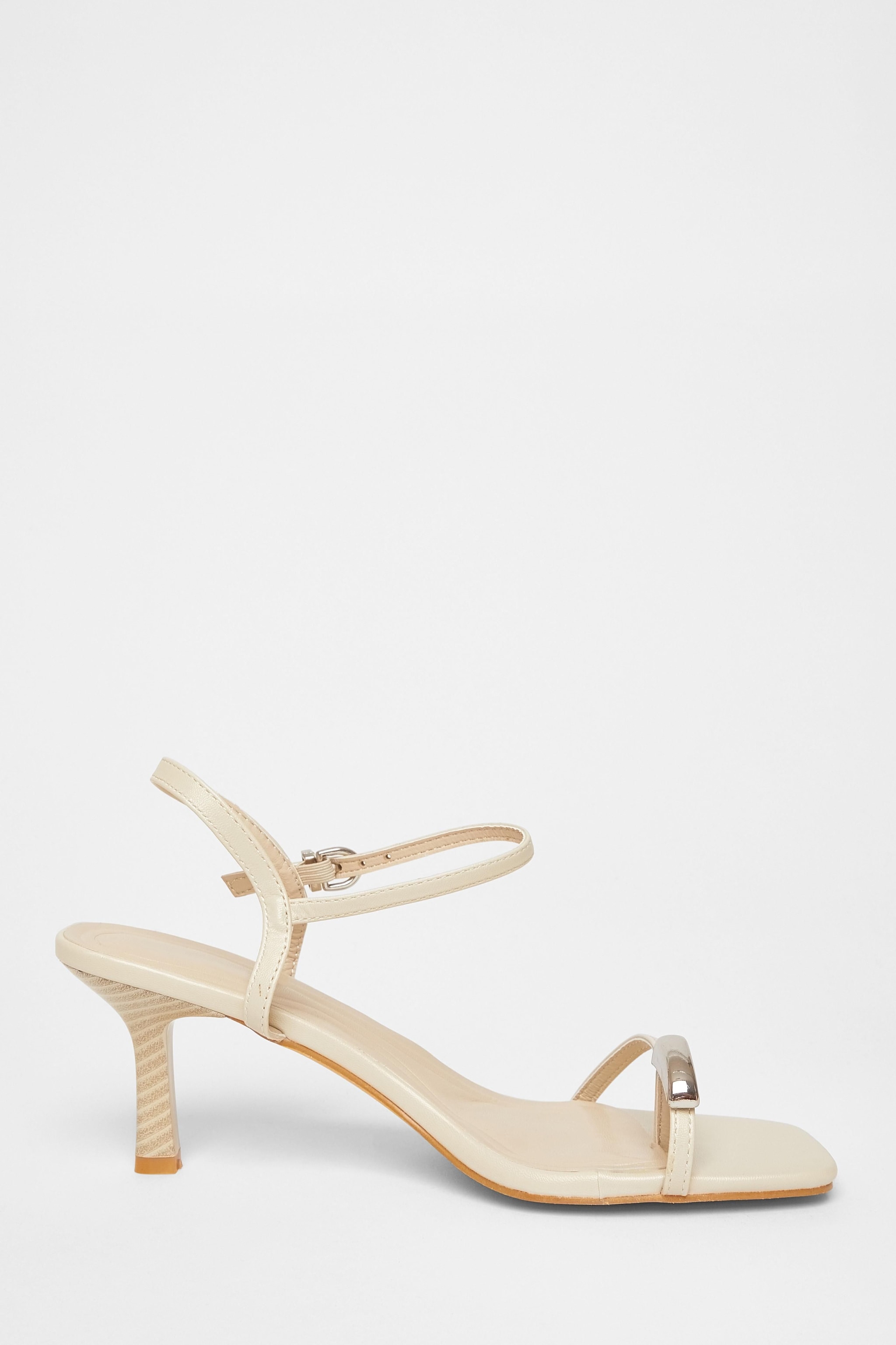 Quiz Nude Toe Thong Stiletto Heels image 5