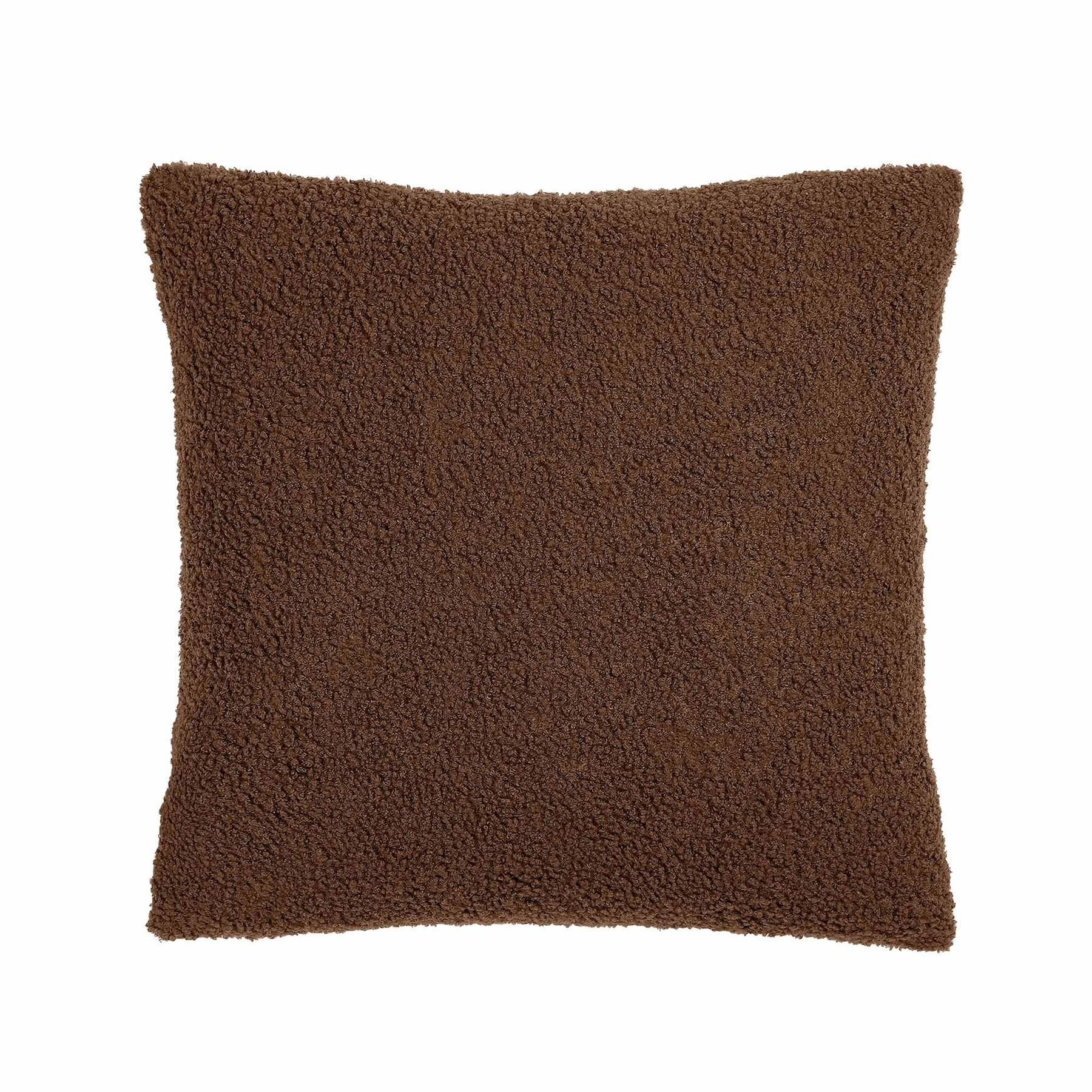 OHS 2 Pack of Boucle Teddy Fleece Cushion Covers image 6
