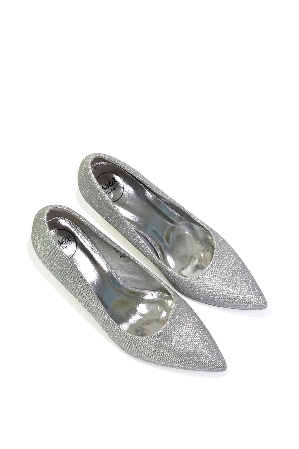 XY London 'Romi' Pointed Toe Court Shoes Mid Stiletto Heels image 3