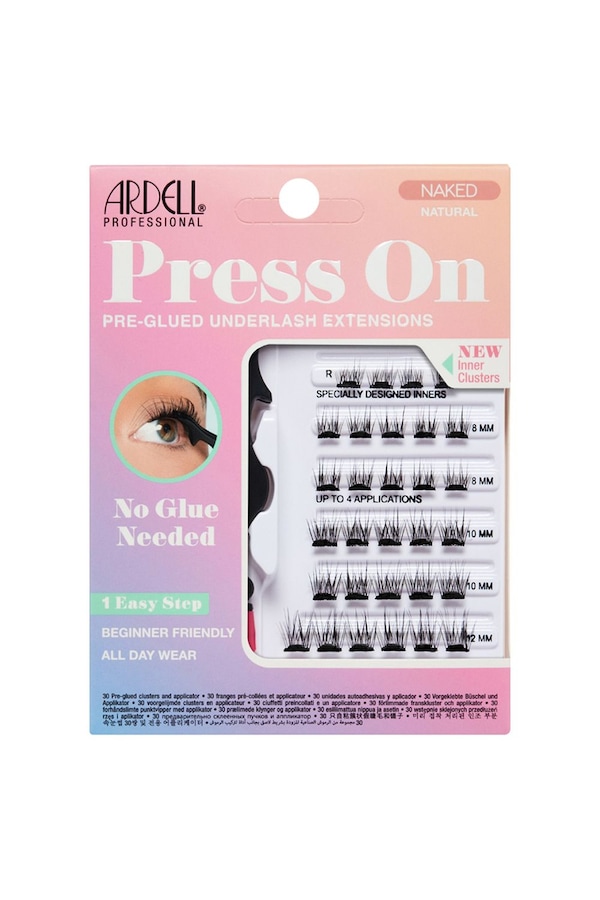 Ardell Naked 30 Pre-Glued Press On Underlash Extensions - Natural Black