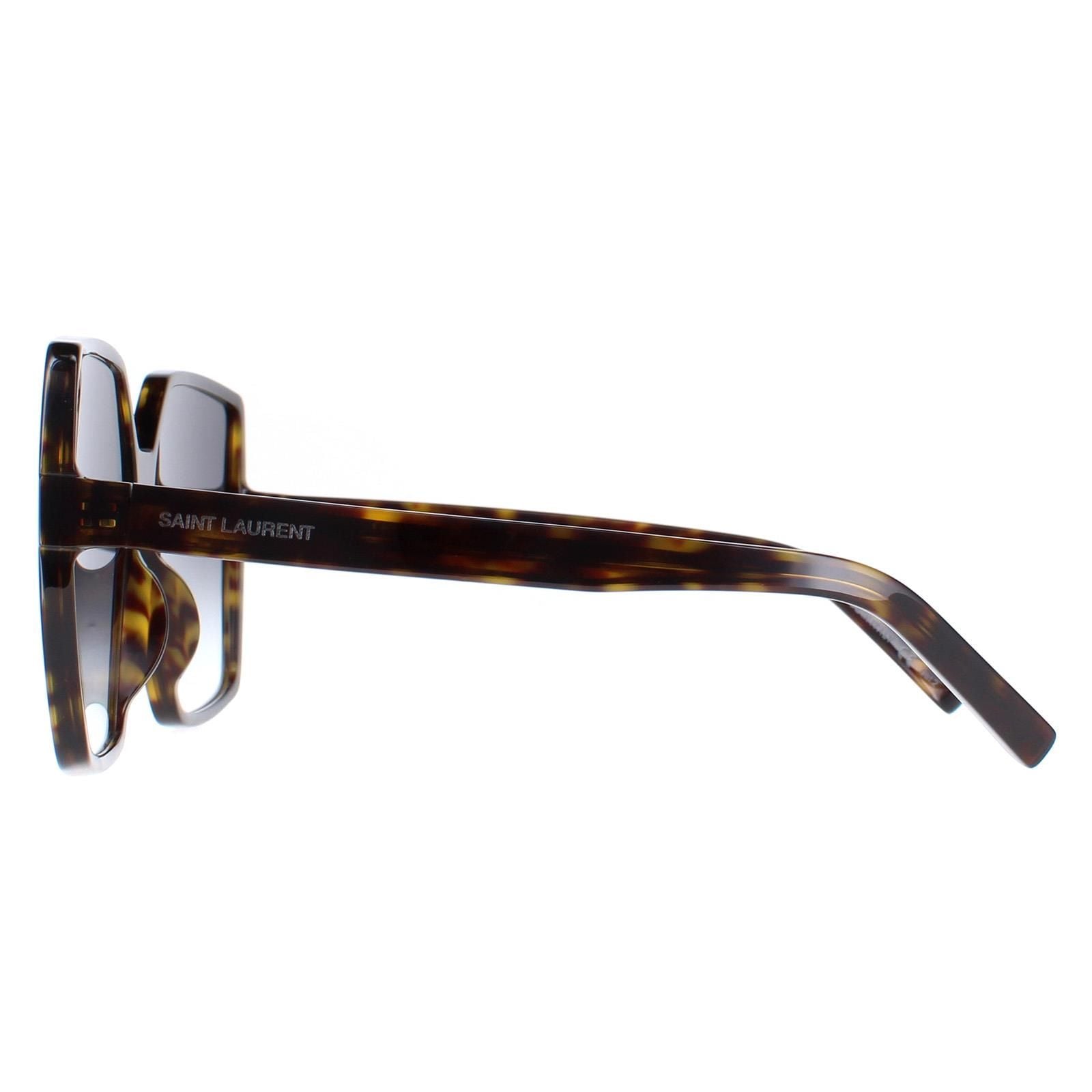 Saint Laurent Square Havana Blue Gradient SL 232-BETTY image 3