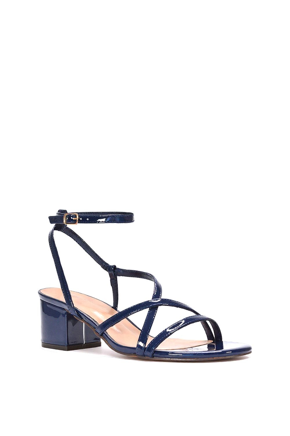 XY London 'Maria' Block Heel Strappy Sandal Shoes image 2