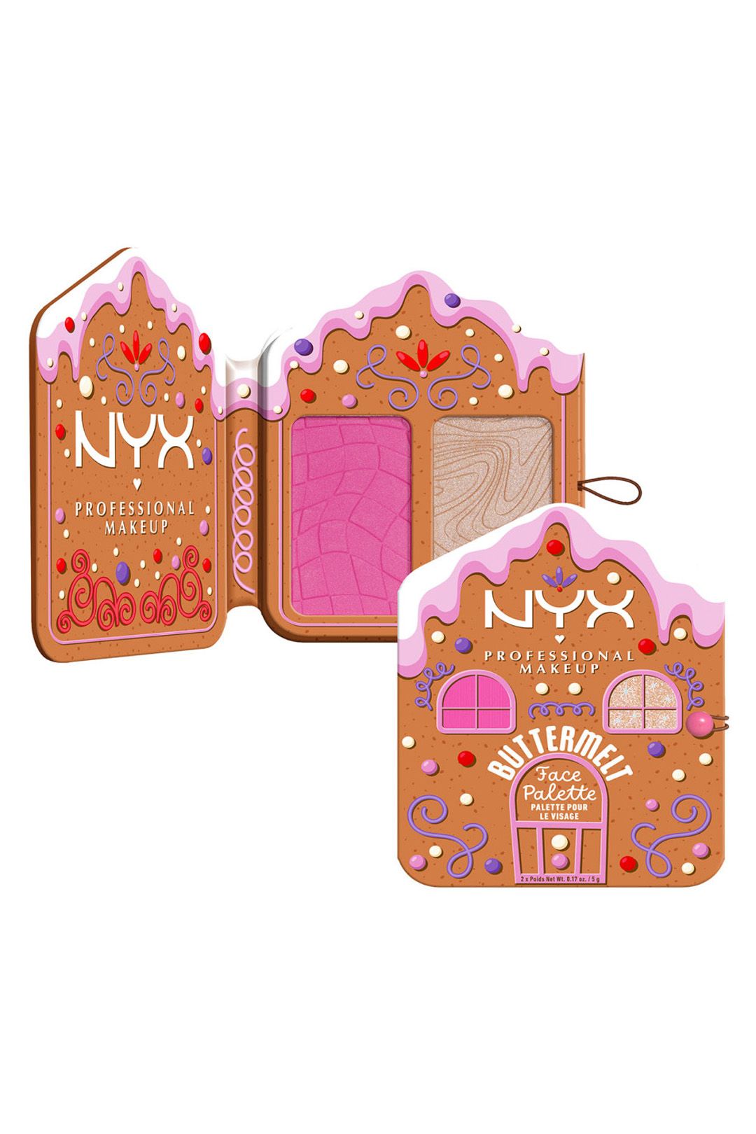 NYX Professional Makeup Buttermelt Face Palette, Blush & Highlighter Duo - Light/Medium Multi image 8