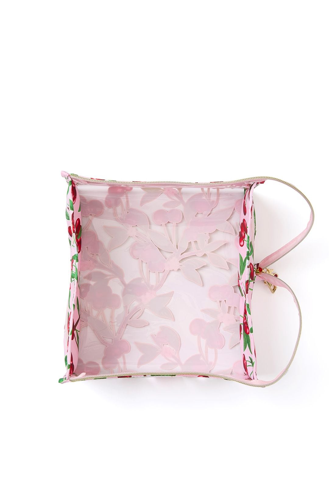 The Flat Lay Co Jelly Makeup Box Bag - Cherries Multi image 4