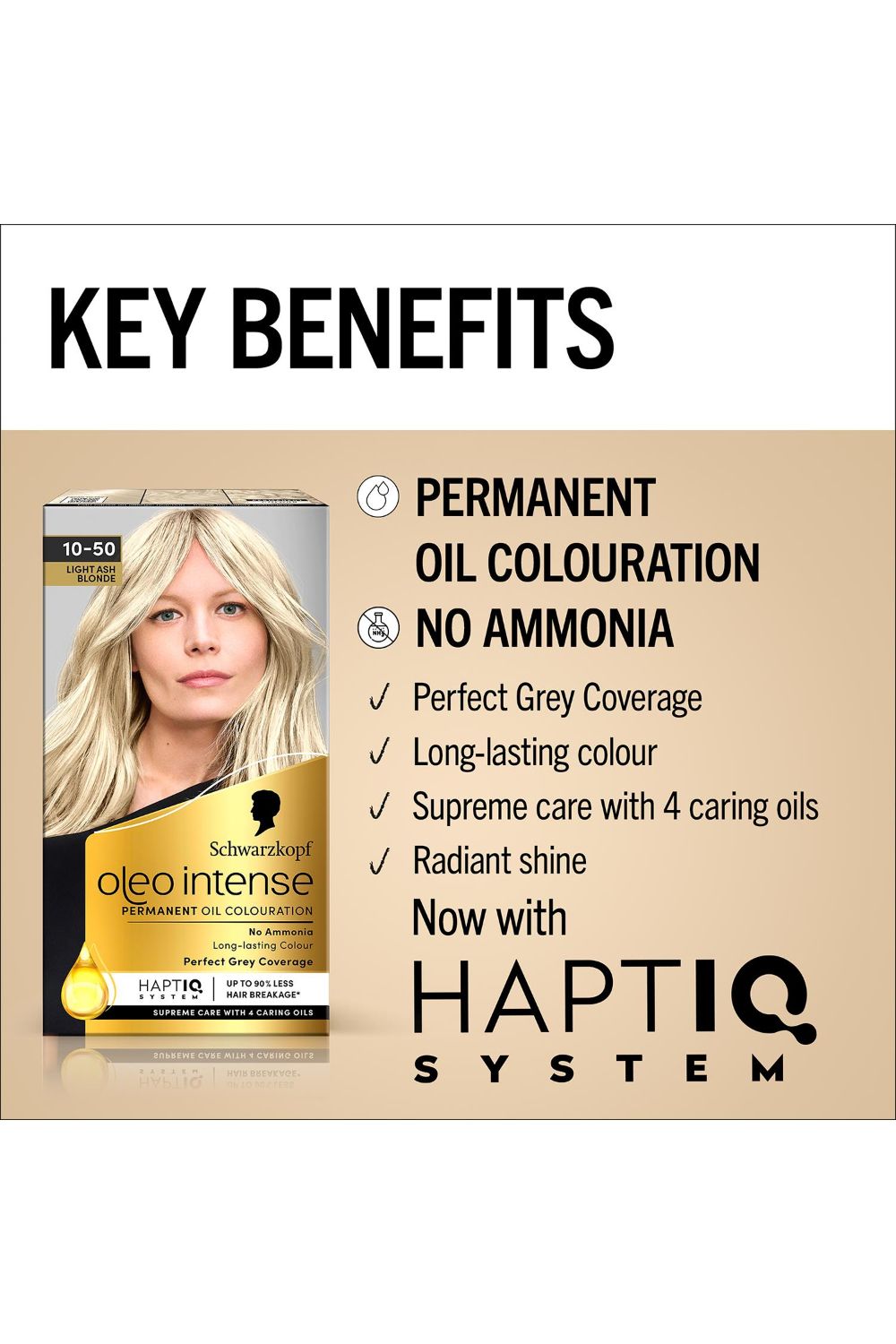 Schwarzkopf Oleo Intense 'Permanent Oil Colour Hair Dye' - 10-50 Ash Blonde image 5
