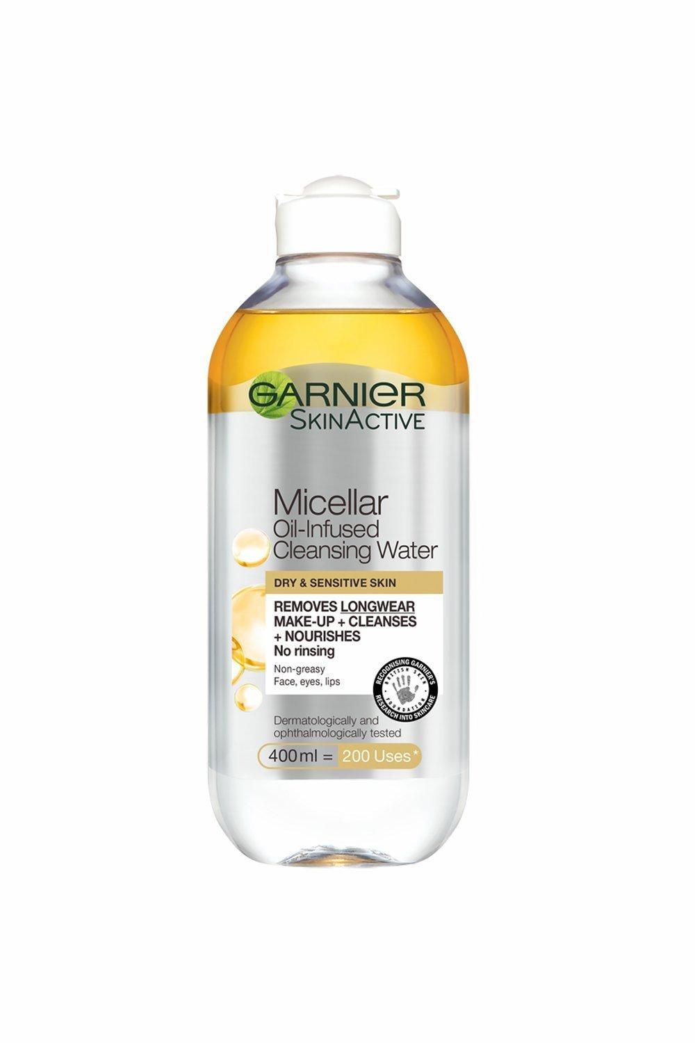 Garnier Micellar Water Oil Infused Facial Cleanser For Waterproof Makeup Multi image 1