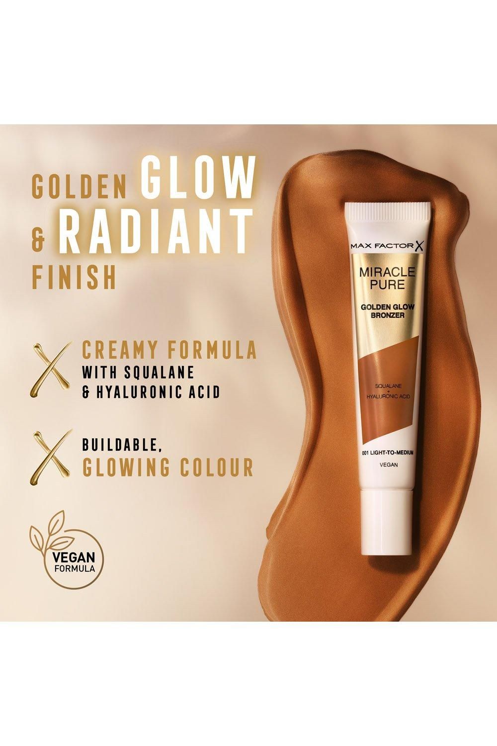 Max Factor Miracle Pure Golden Glow Bronzer Medium To Deep image 3