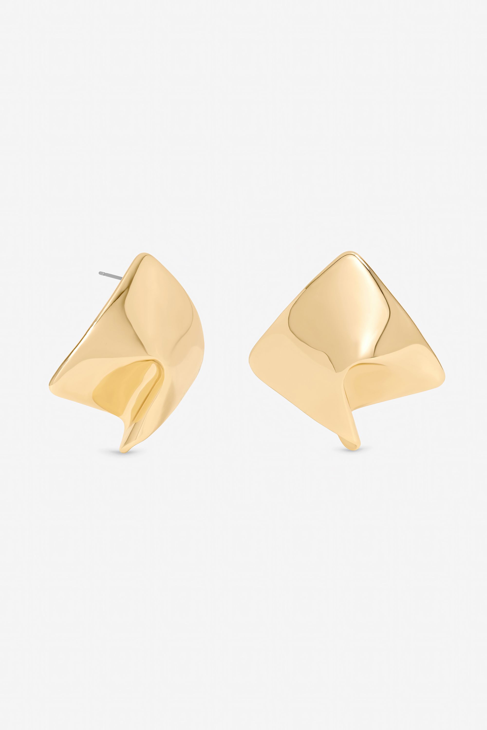 Mood Gold Plated Liquid Earrings image 1