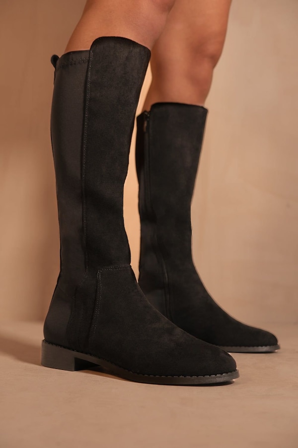 Where's That From 'Parker' Knee High Boots With Side Zip