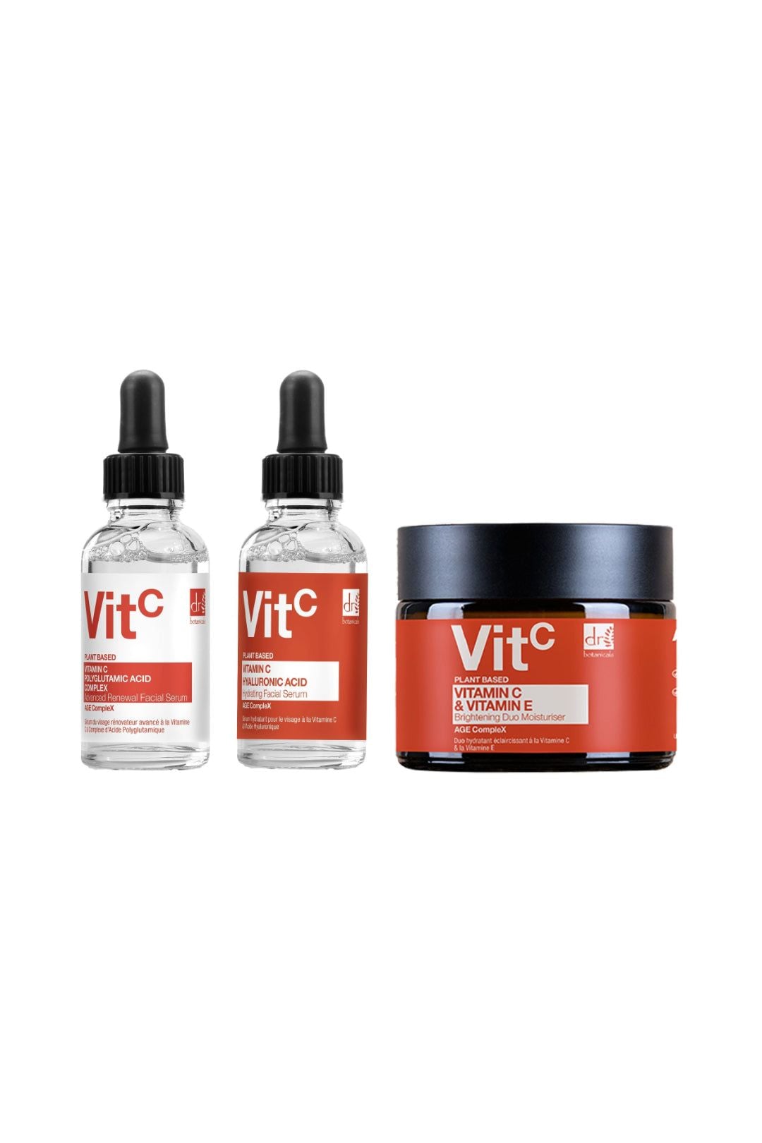 Dr. Botanicals Anti-Ageing Vitamin C Duo Moisturiser And Facial Serum image 1