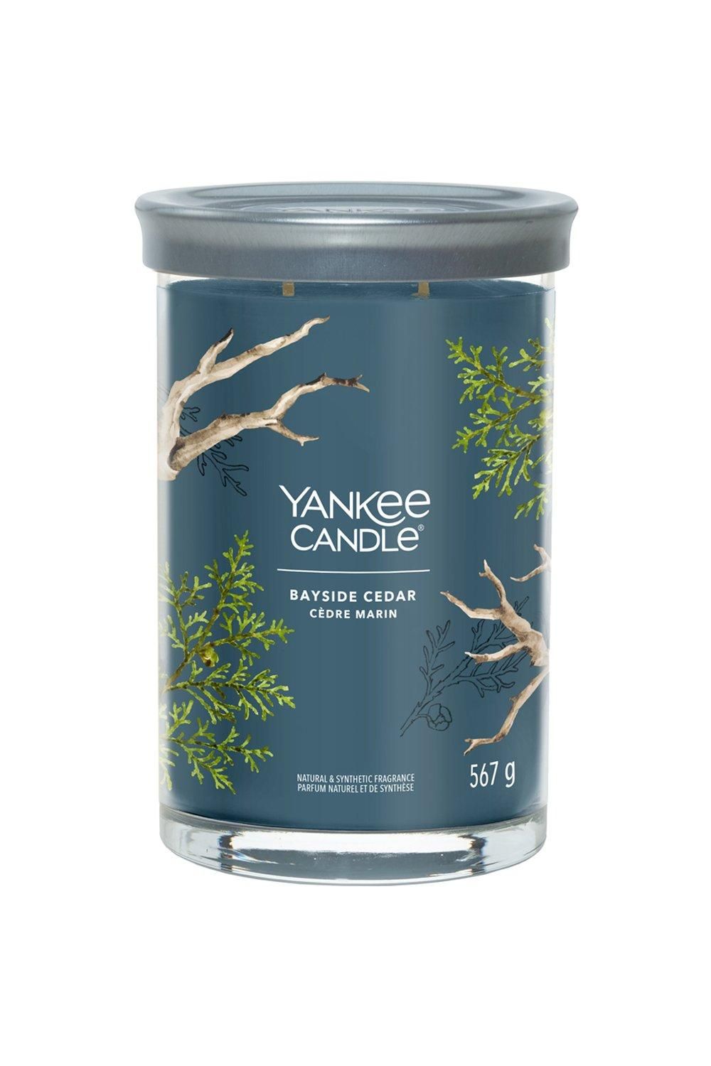 Yankee Candle Signature Large Tumbler Bayside Cedar Blue image 1