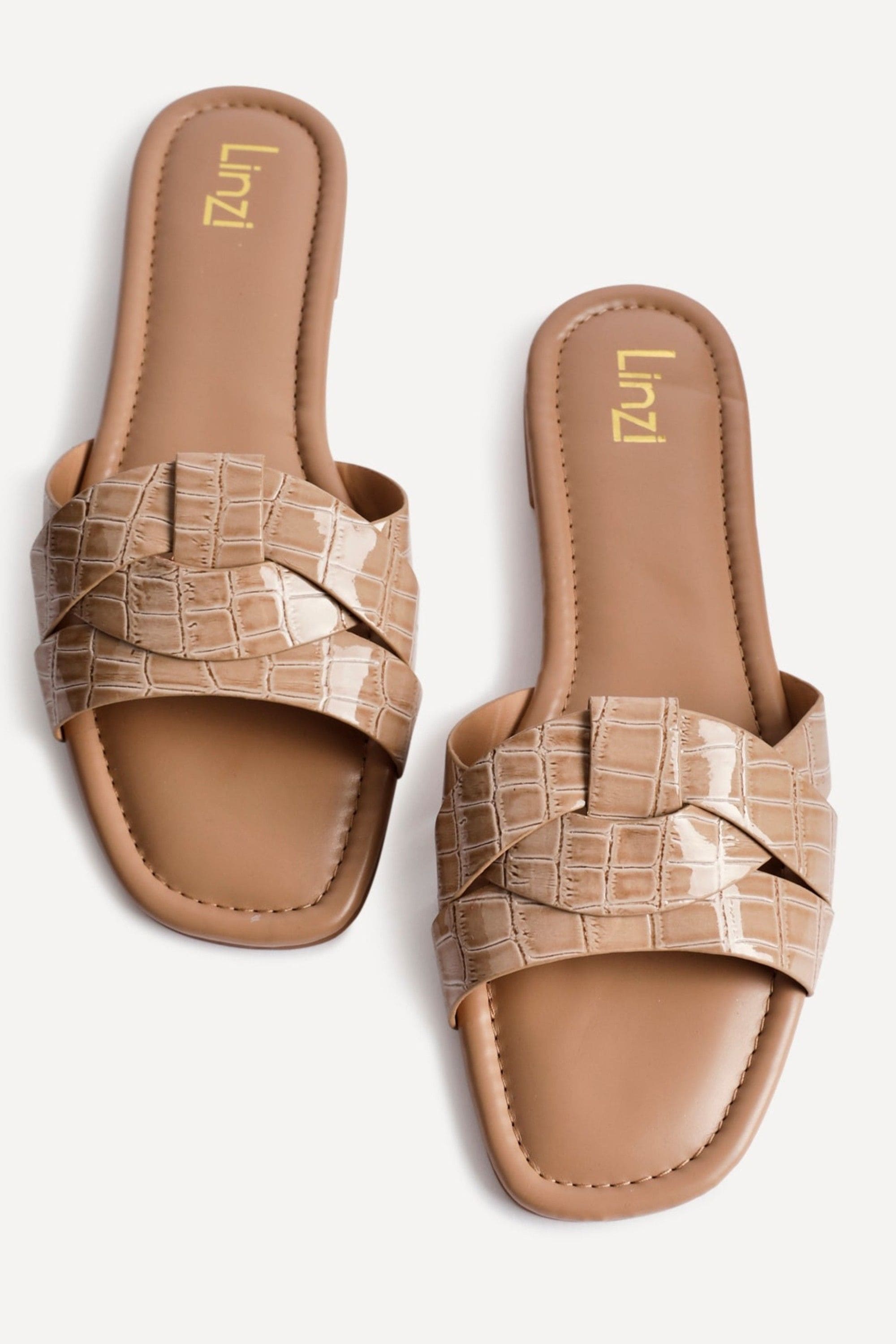 Linzi Fletcher Mocha Slider Sandals image 4