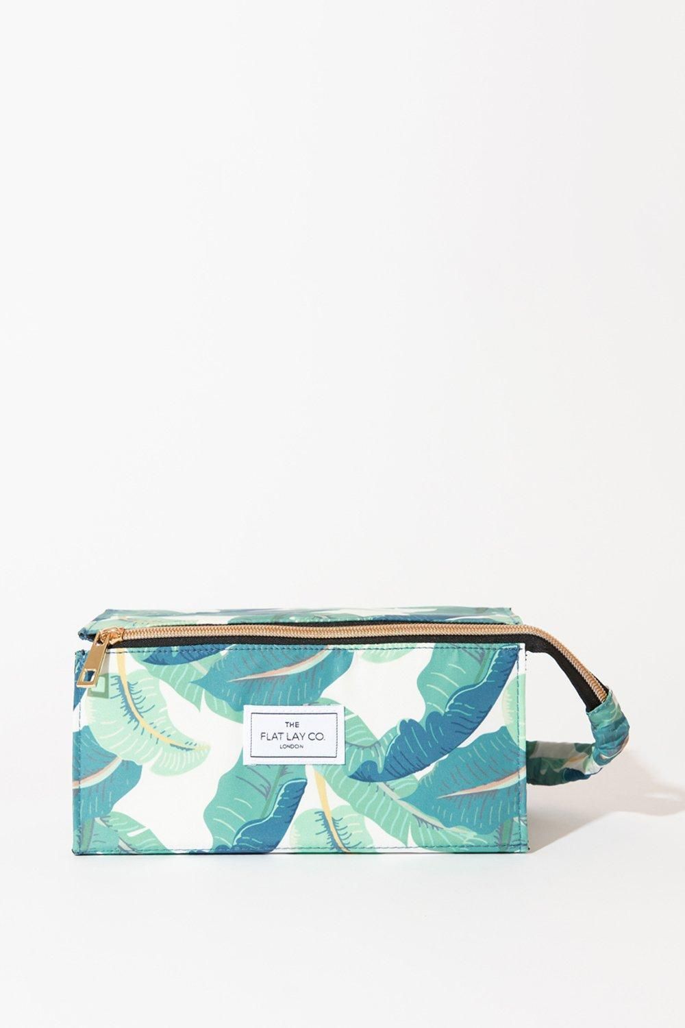 The Flat Lay Co Tropical Open Flat Makeup Box Bag Multi image 2