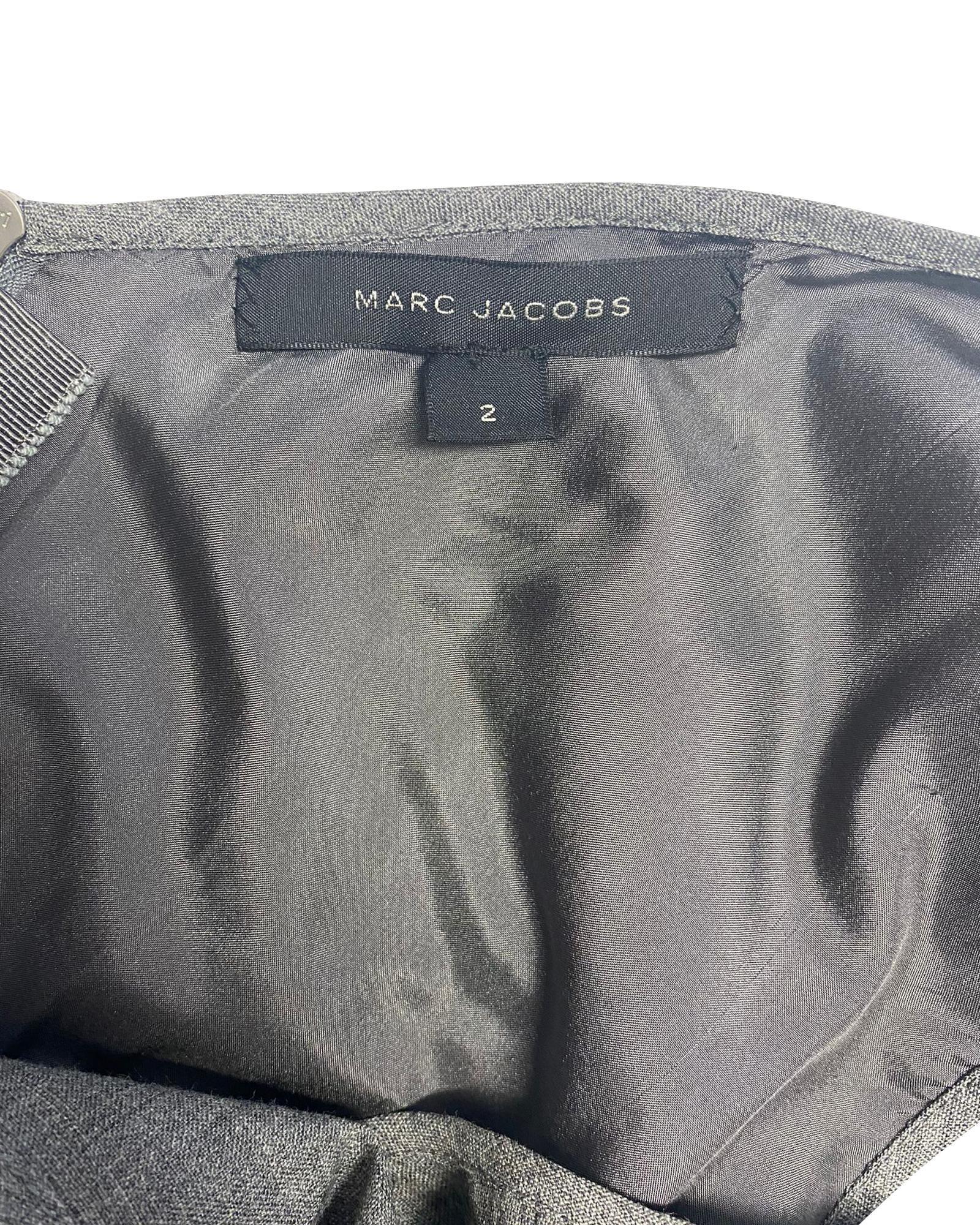 Marc Jacobs Preloved Embroidered Eyelet ALine Dress Wo - Grey Dresses image 8