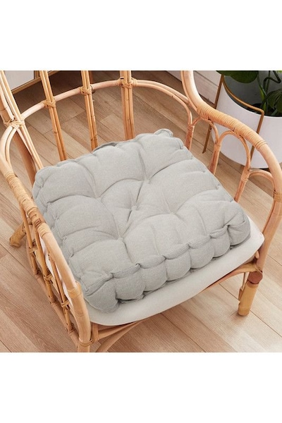 Living and Home Garden Armchair Cotton-Linen Cushion Chair Pad with Handle
