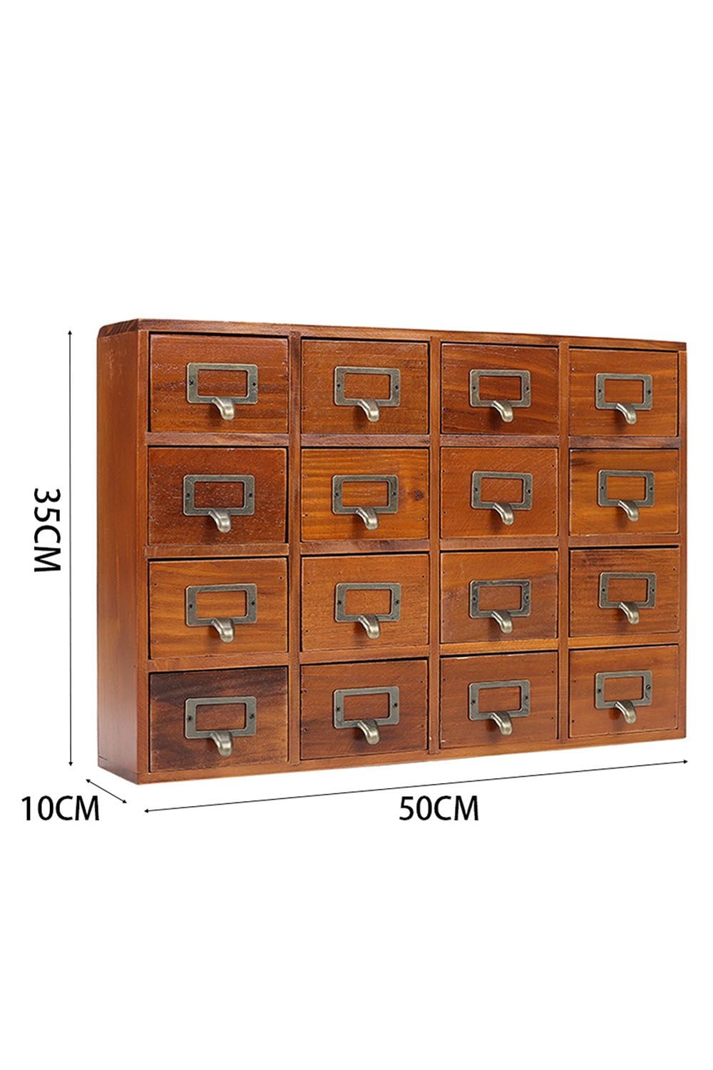 Living and Home Retro Wooden Drawer Organizer Box image 6