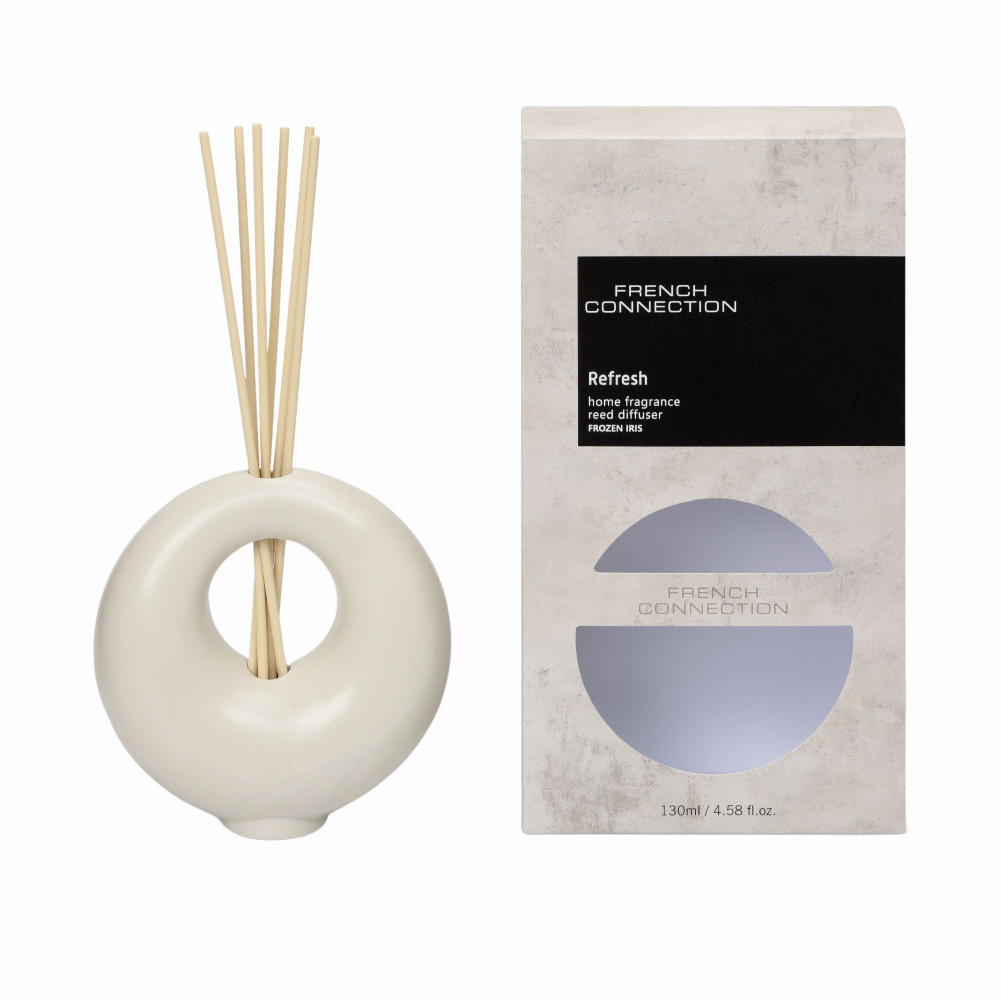 French Connection Iris & Orange Blossom Reed Diffuser 130ML Stone Range image 2